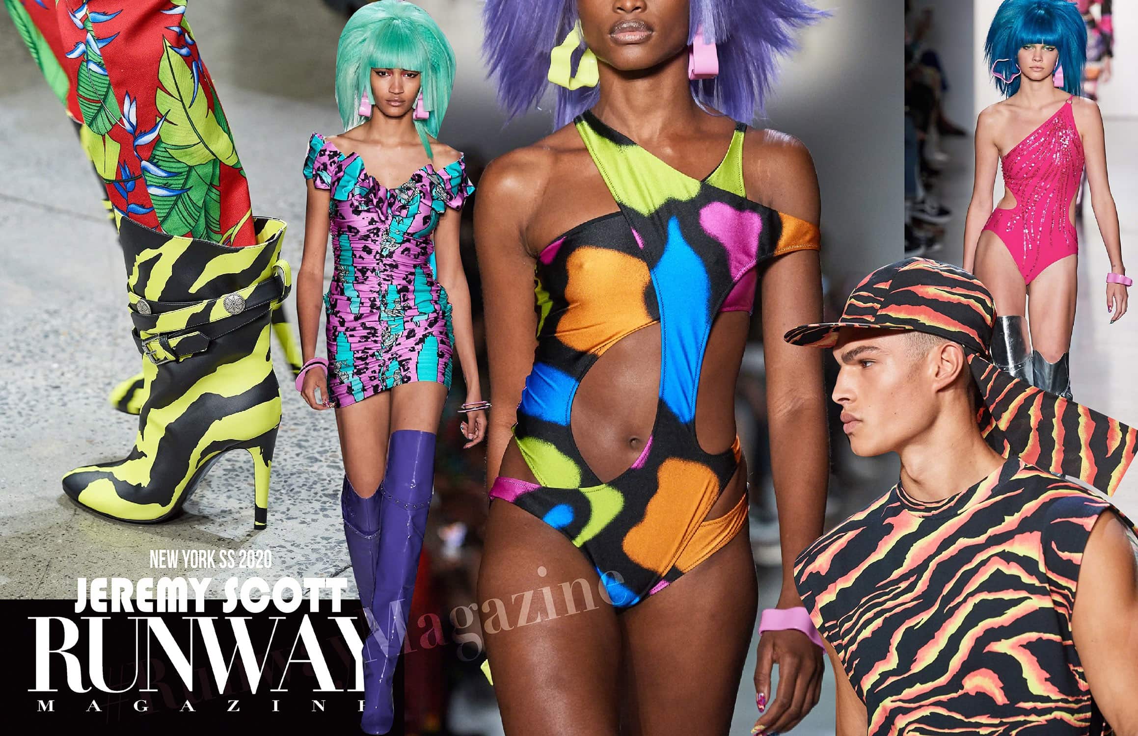 Jeremy Scott Frühling Sommer 2020 New York von Runway Magazin