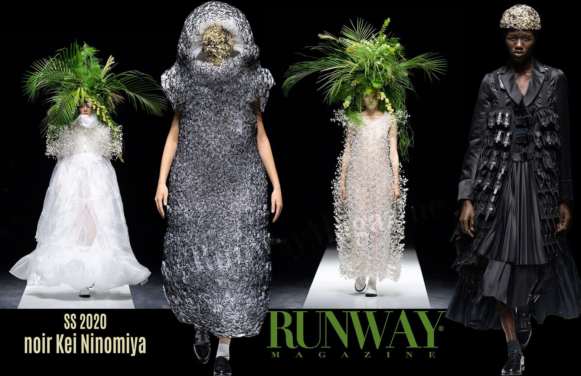 Noir Kei Ninomiya Frühling Sommer 2020 Paris von RUNWAY MAGAZIN