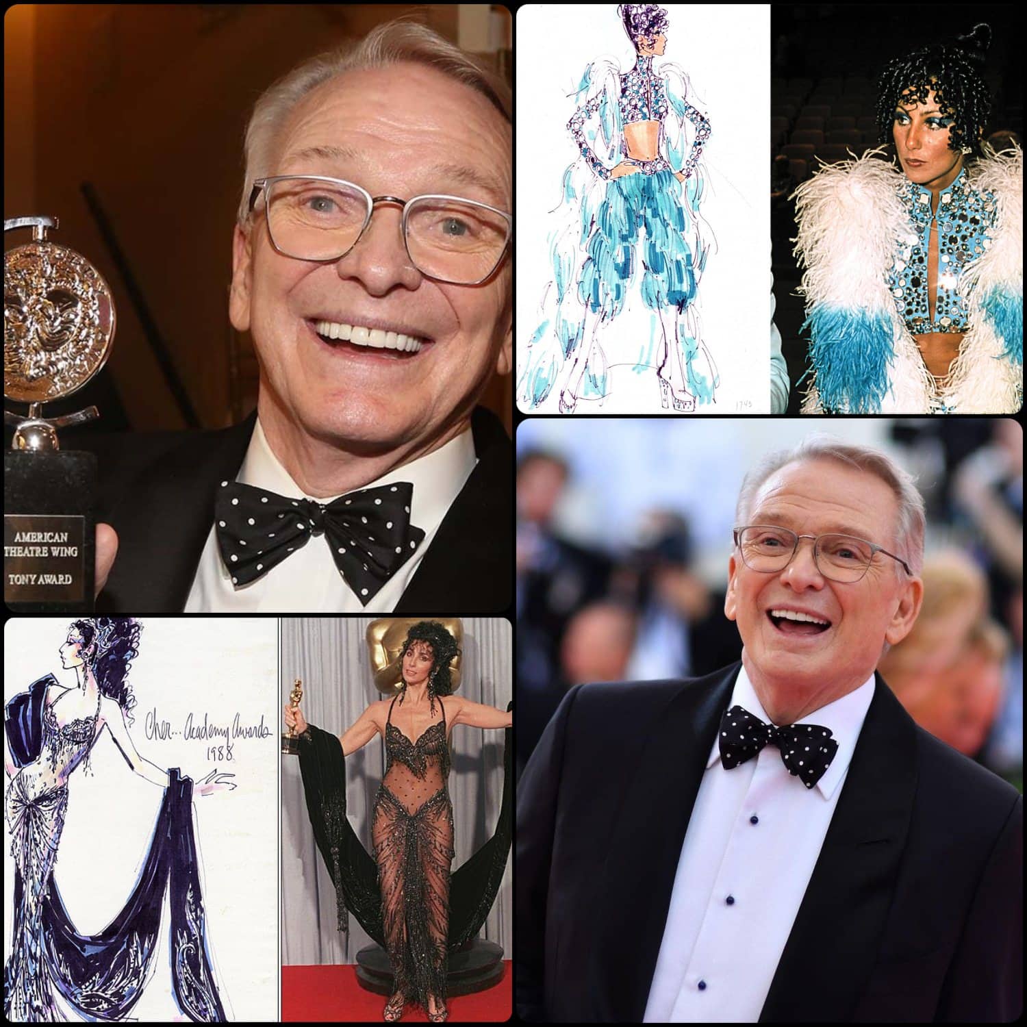 Bob Mackie und Cher - Freundschaft Ihres Lebens. Kostüme für Cher 1973 und Oscars 1988