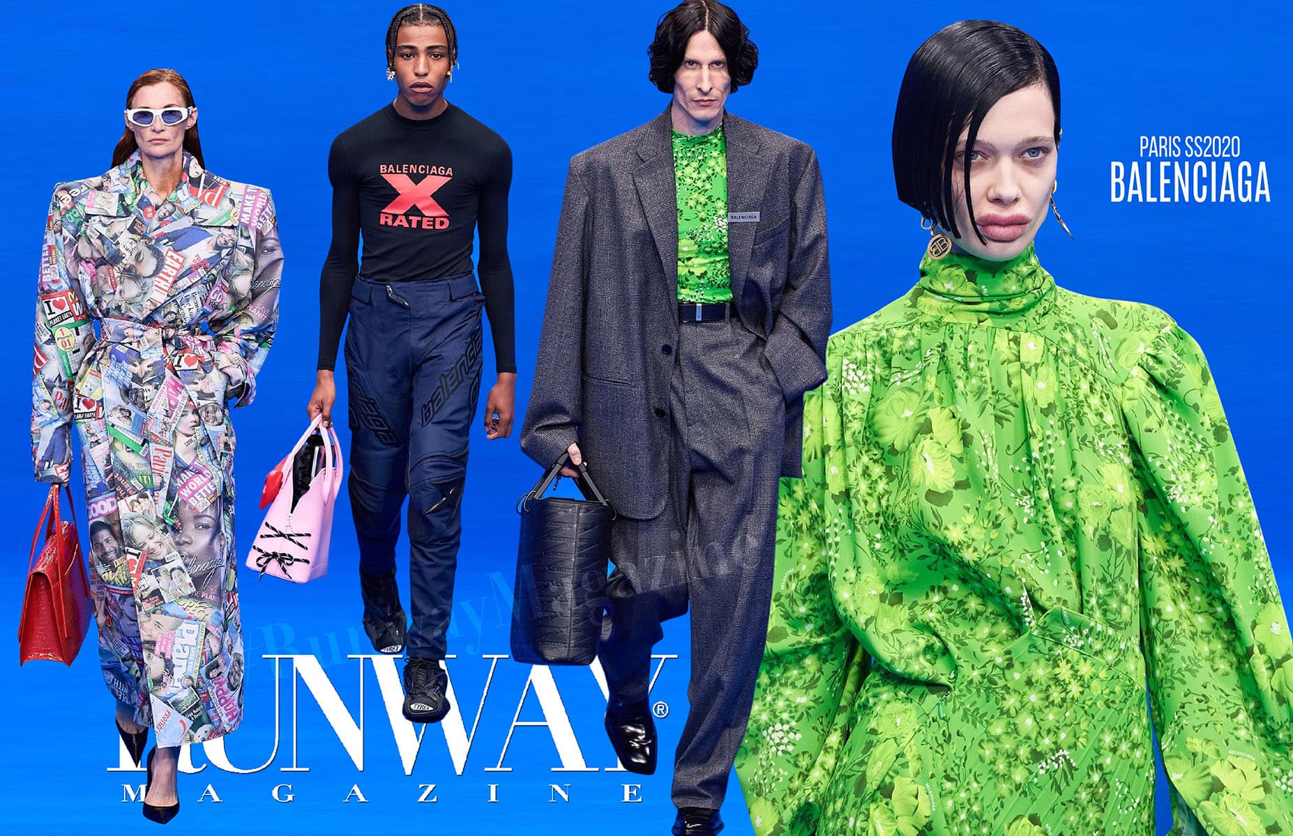 Balenciaga Primavera Verano 2020 París por RUNWAY REVISTA