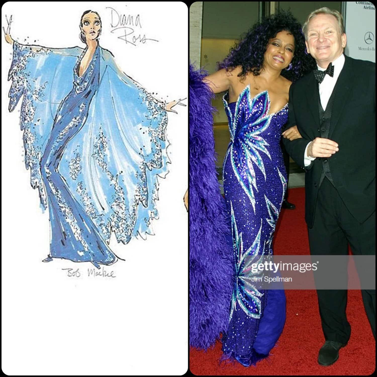 Bob Mackie für Diana Ross