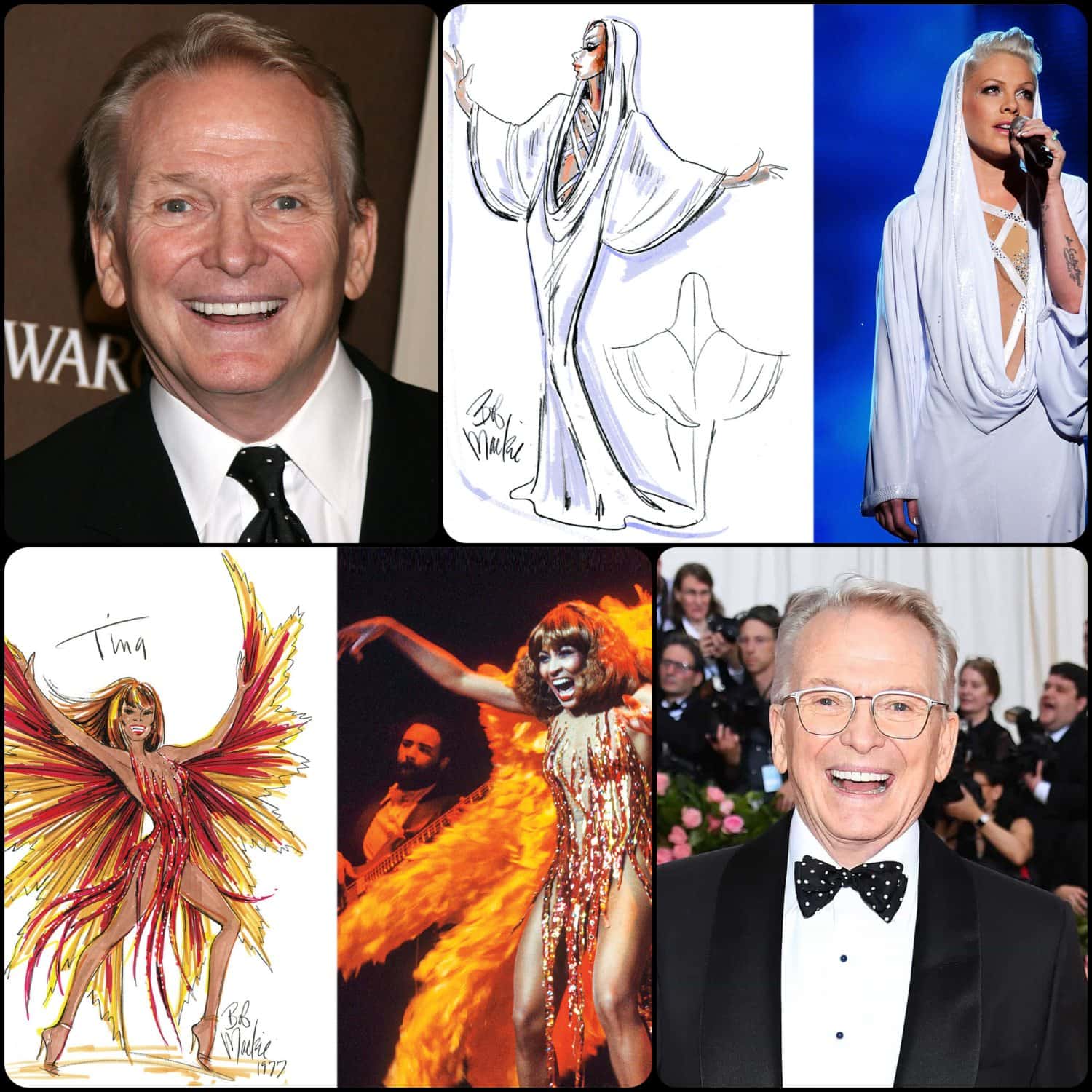 Bob Mackie für Pink 2016. Bob Mackie für Tina Turner 1977