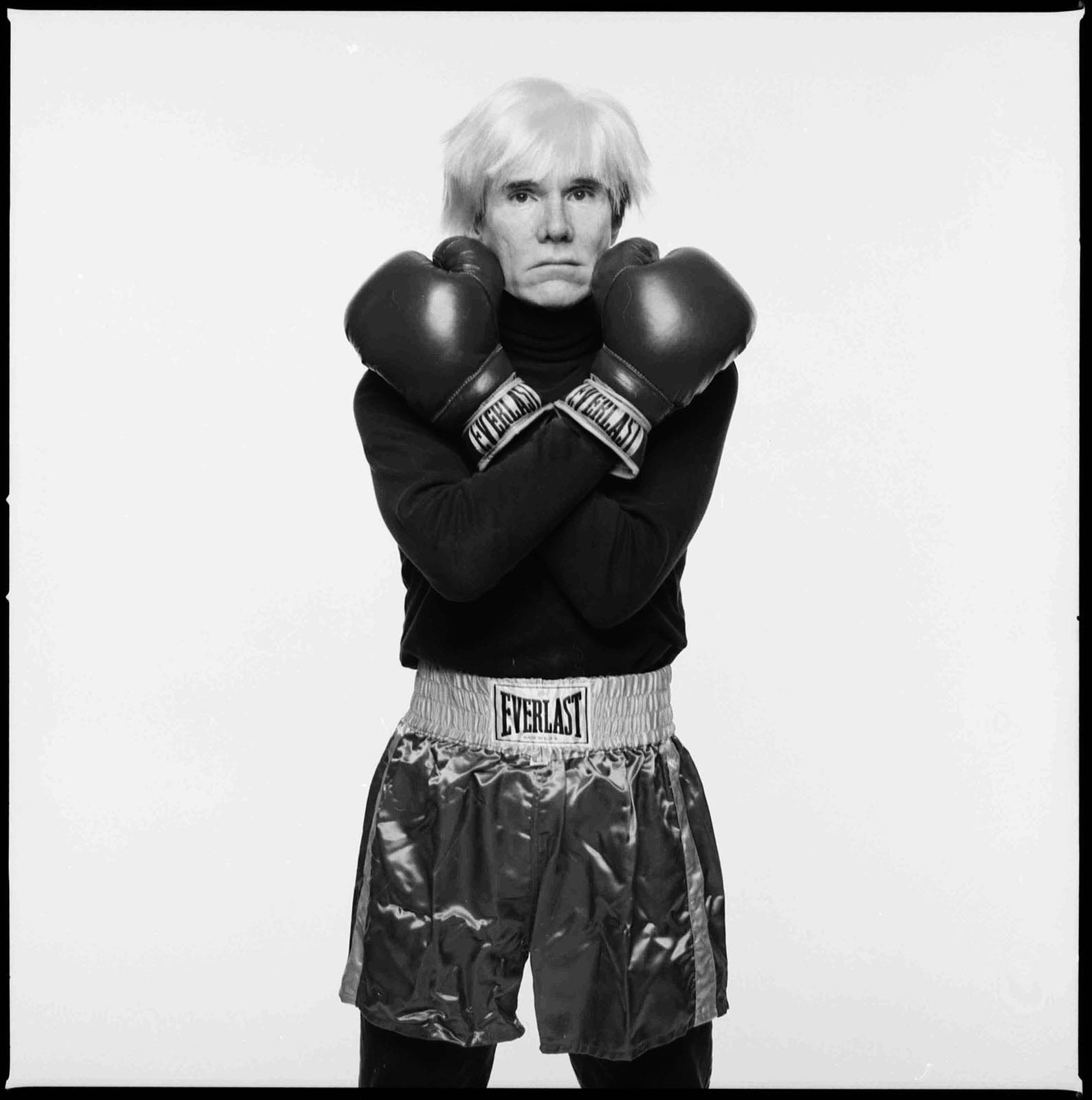 Andy Warhol e Jean Michel Basquiat - Saint Laurent Everlast por RUNWAY REVISTA - Foto (C) MICHAEL HALSBAND