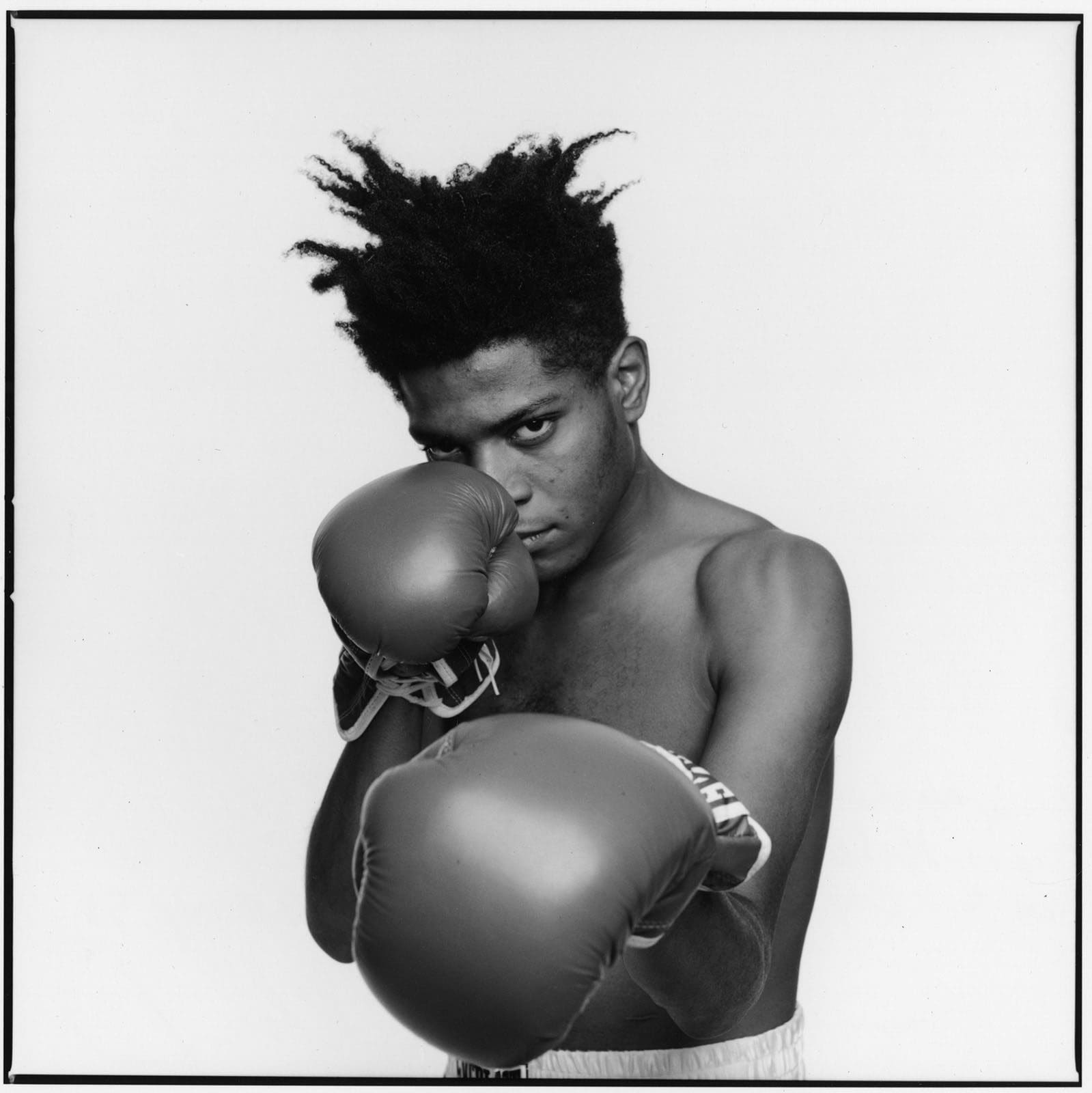 Andy Warhol e Jean Michel Basquiat - Saint Laurent Everlast por RUNWAY REVISTA - Foto (C) MICHAEL HALSBAND