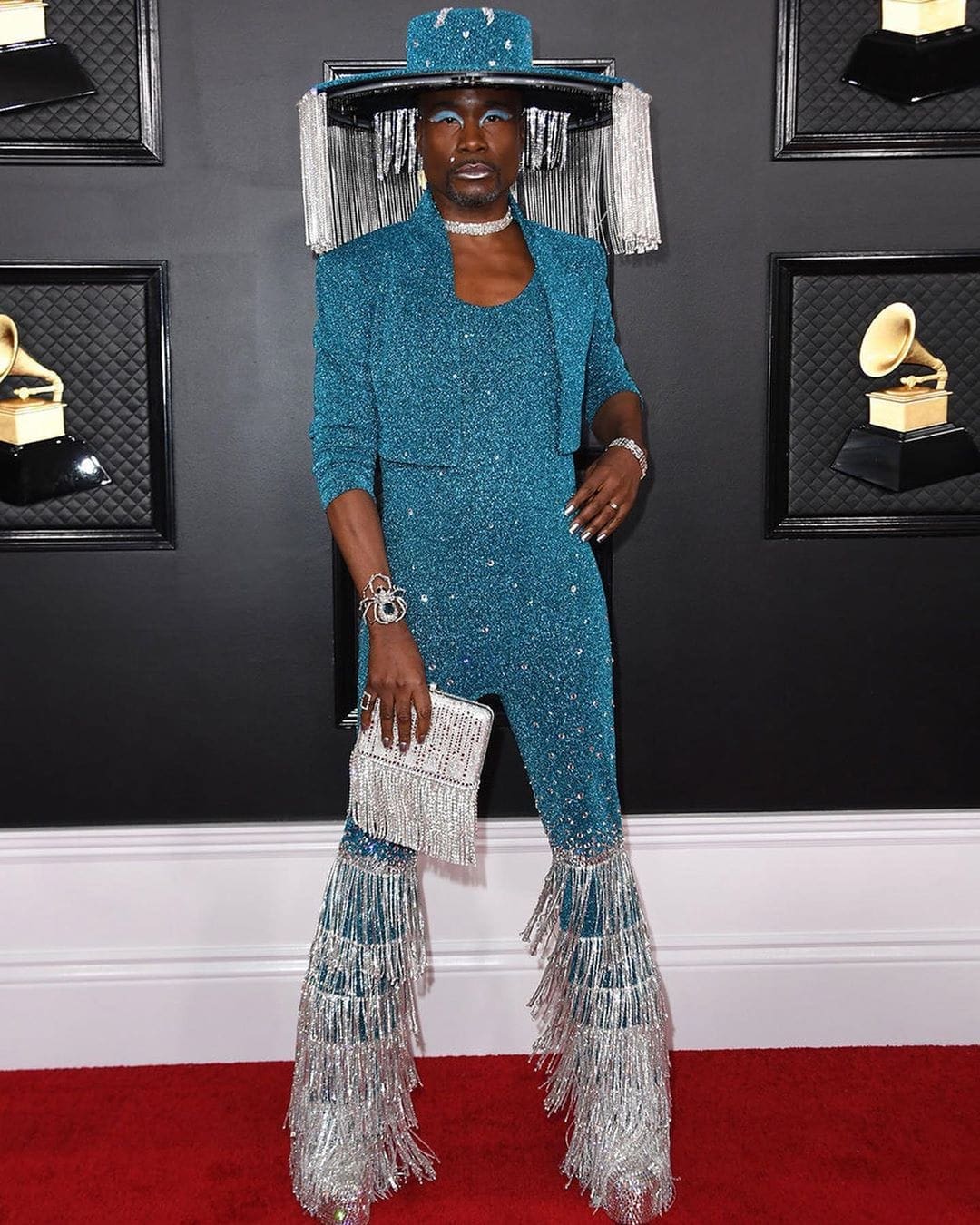 Scott Studenberg, Bajaeast and Sarah Sokolmillinery (hat) for Billy Porter by RUNWAY MAGAZINE