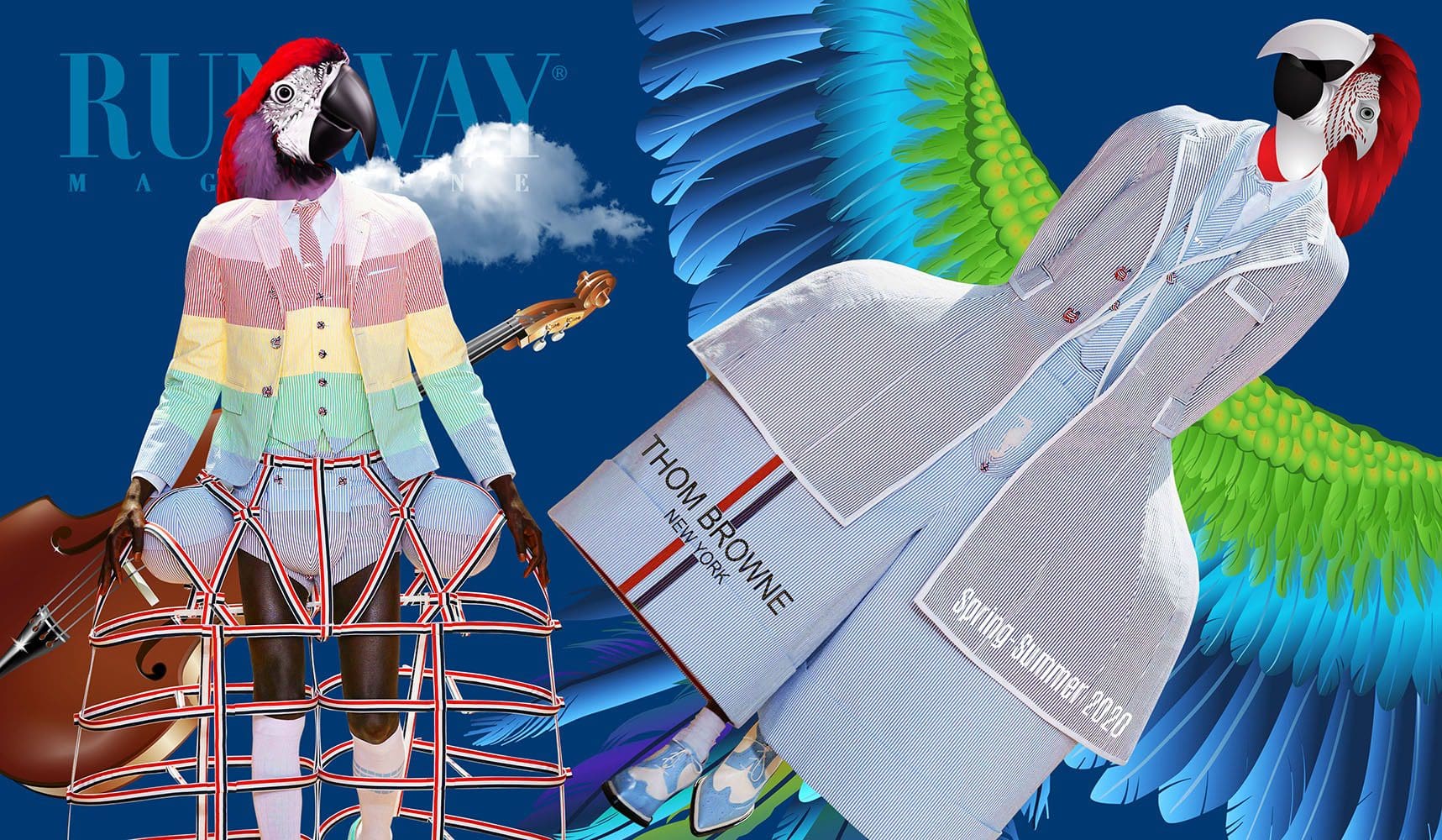 Thom Browne Frühling-Sommer 2020 by RUNWAY MAGAZIN