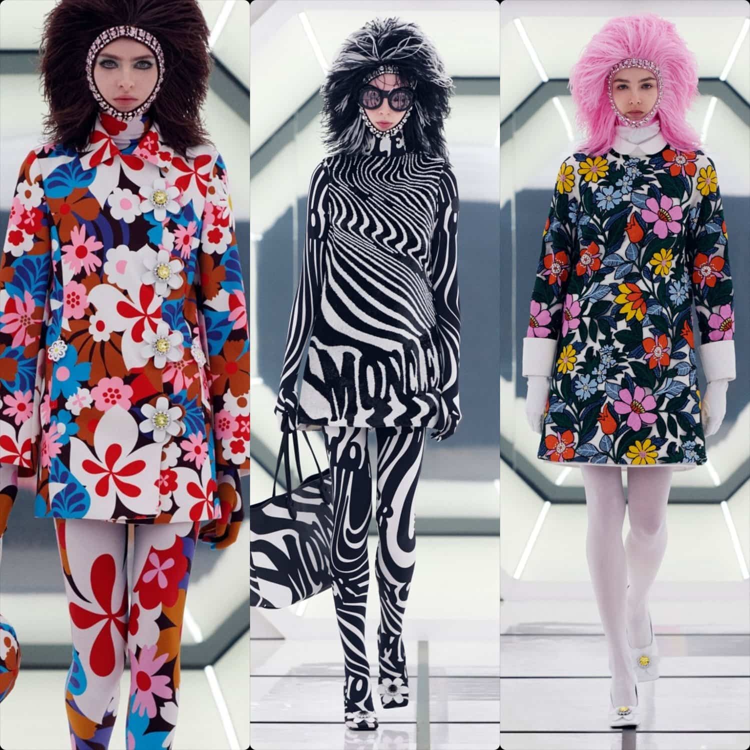 Moncler 8 Richard Quinn Outono-Inverno 2020-2021 Milão por RUNWAY MAGAZINE