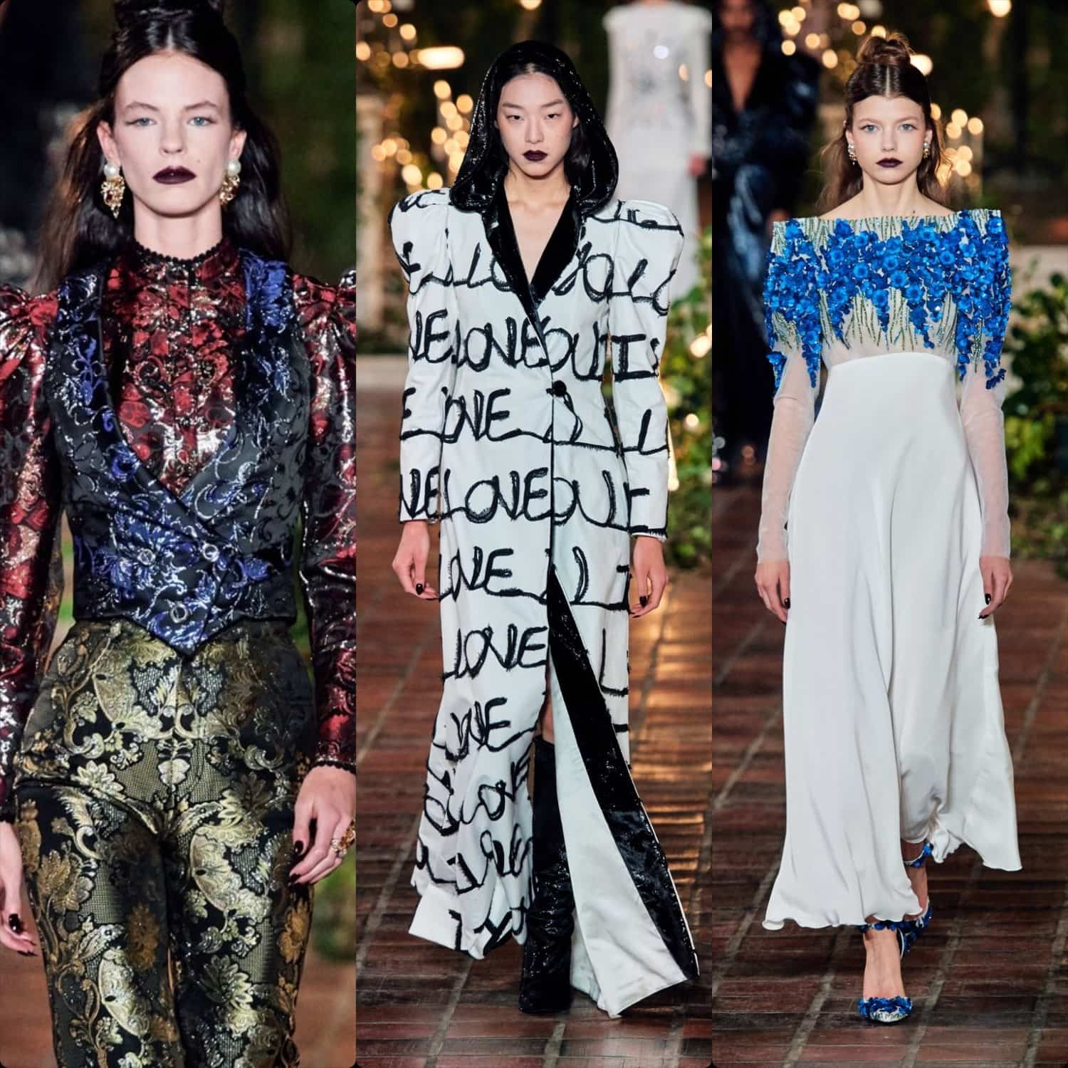 Rodarte Outono-Inverno 2020-2021 Nova York por RUNWAY MAGAZINE