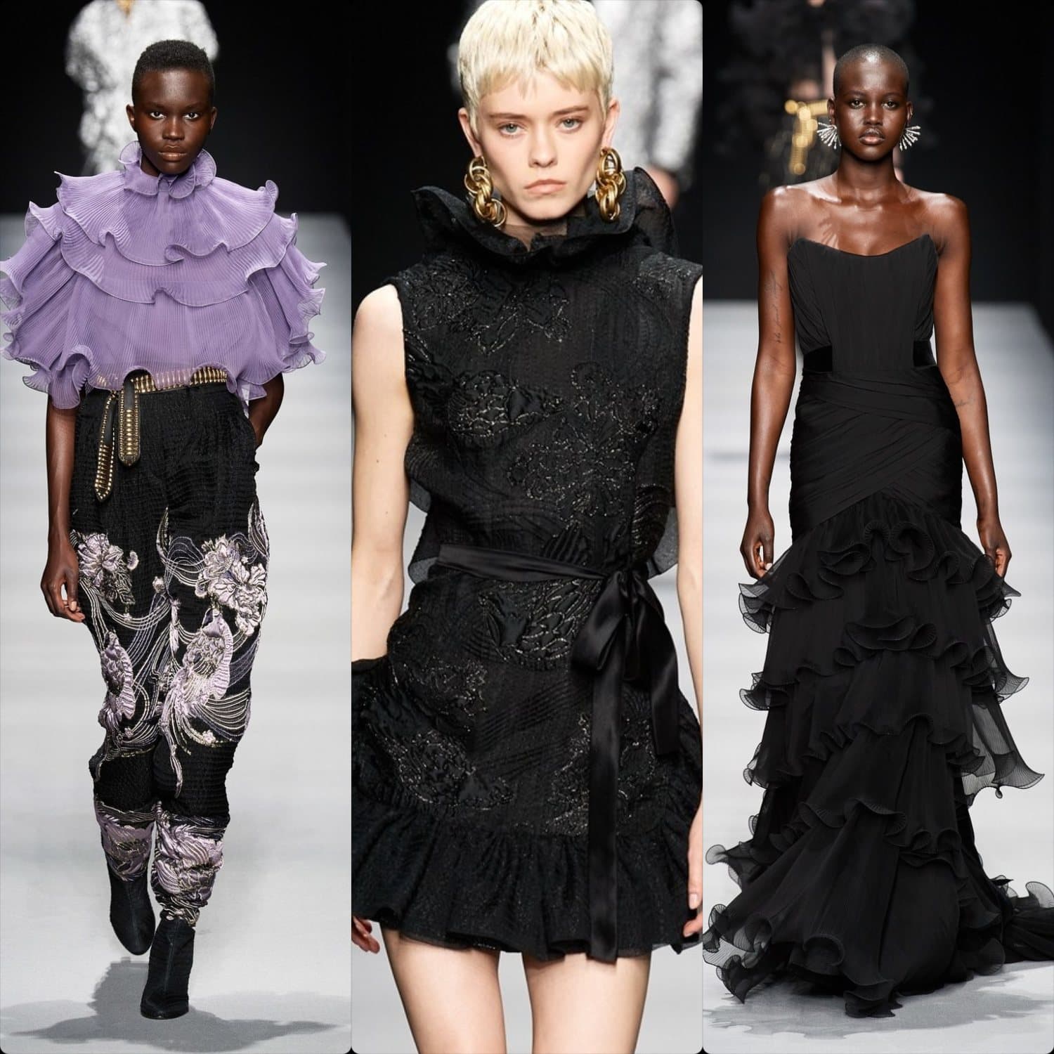 Alberta Ferretti outono-inverno 2020-2021 Milão por RUNWAY MAGAZINE