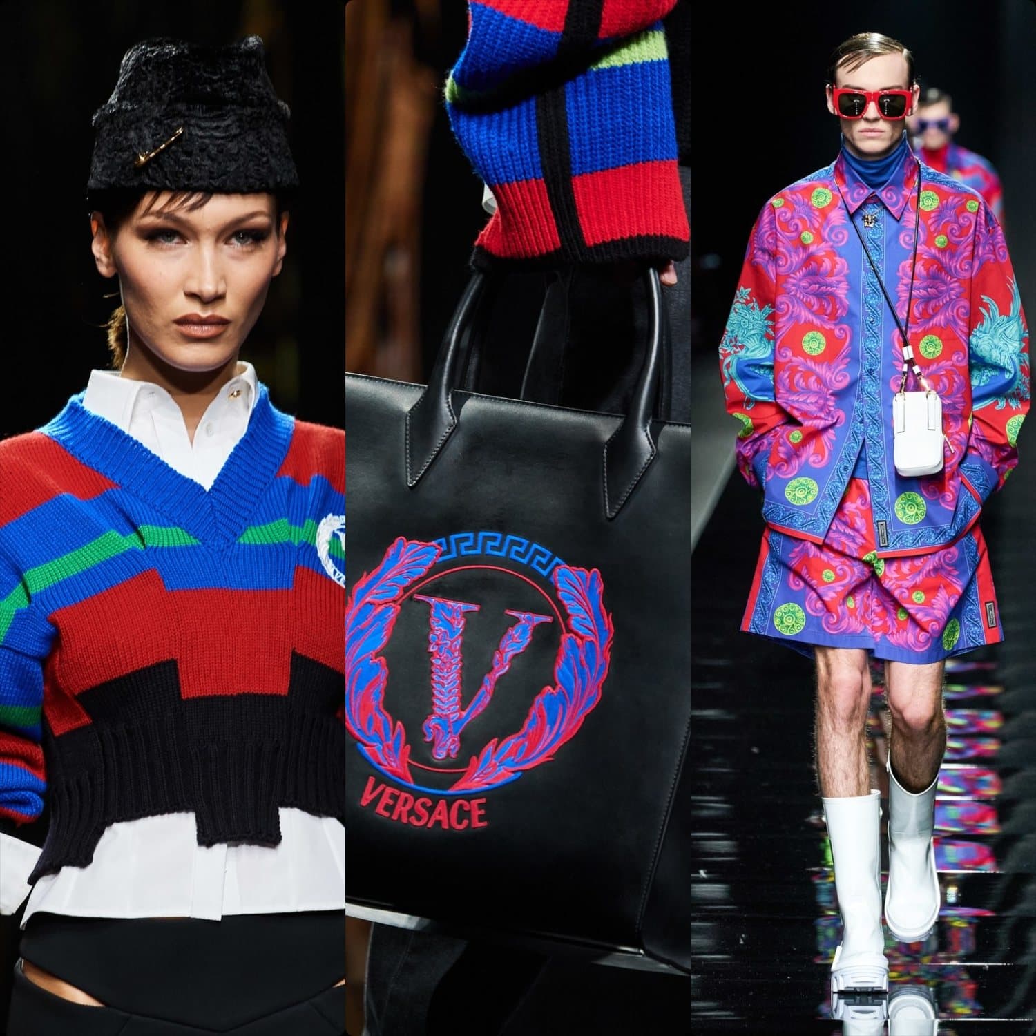 Versace outono-inverno 2020-2021 Milão por RUNWAY MAGAZINE