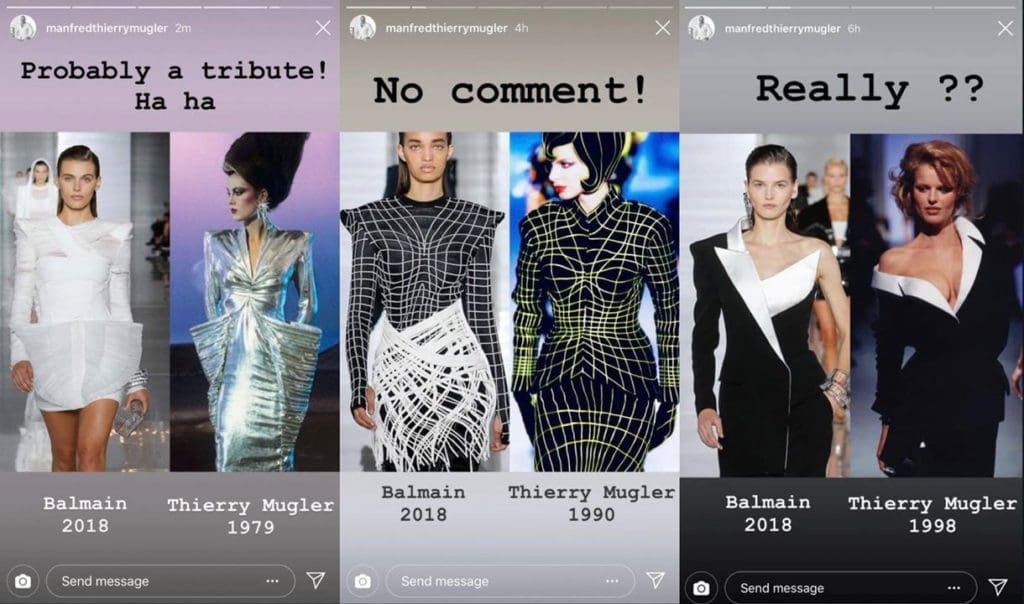 Balmain Spring Summer 2019 - Thierry Mugler copy