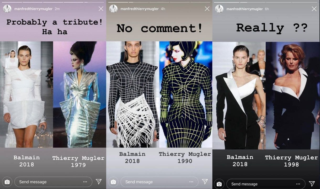 Balmain Printemps Été 2019 - Copie Thierry Mugler