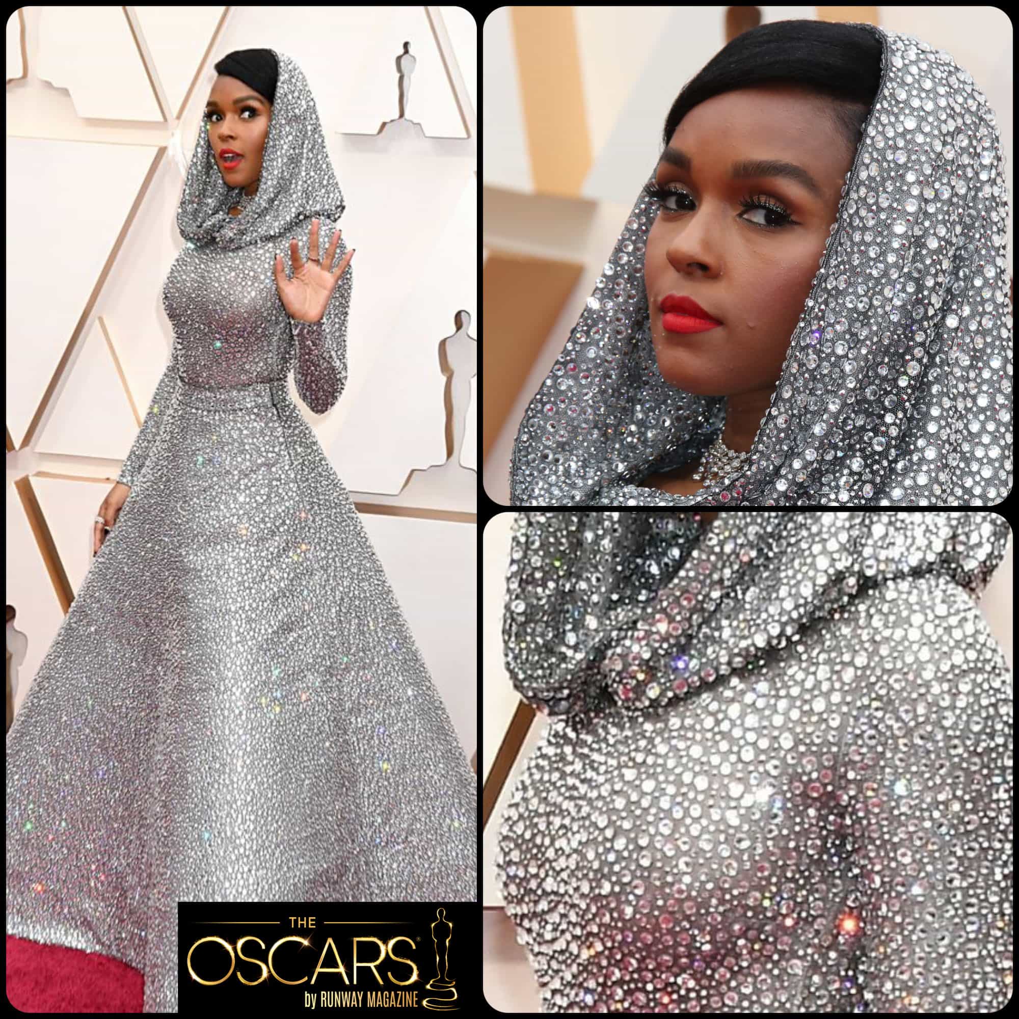 Janelle Monáe in custom Ralph Lauren dress at the 2020 Oscars by RUNWAY MAGAZINE