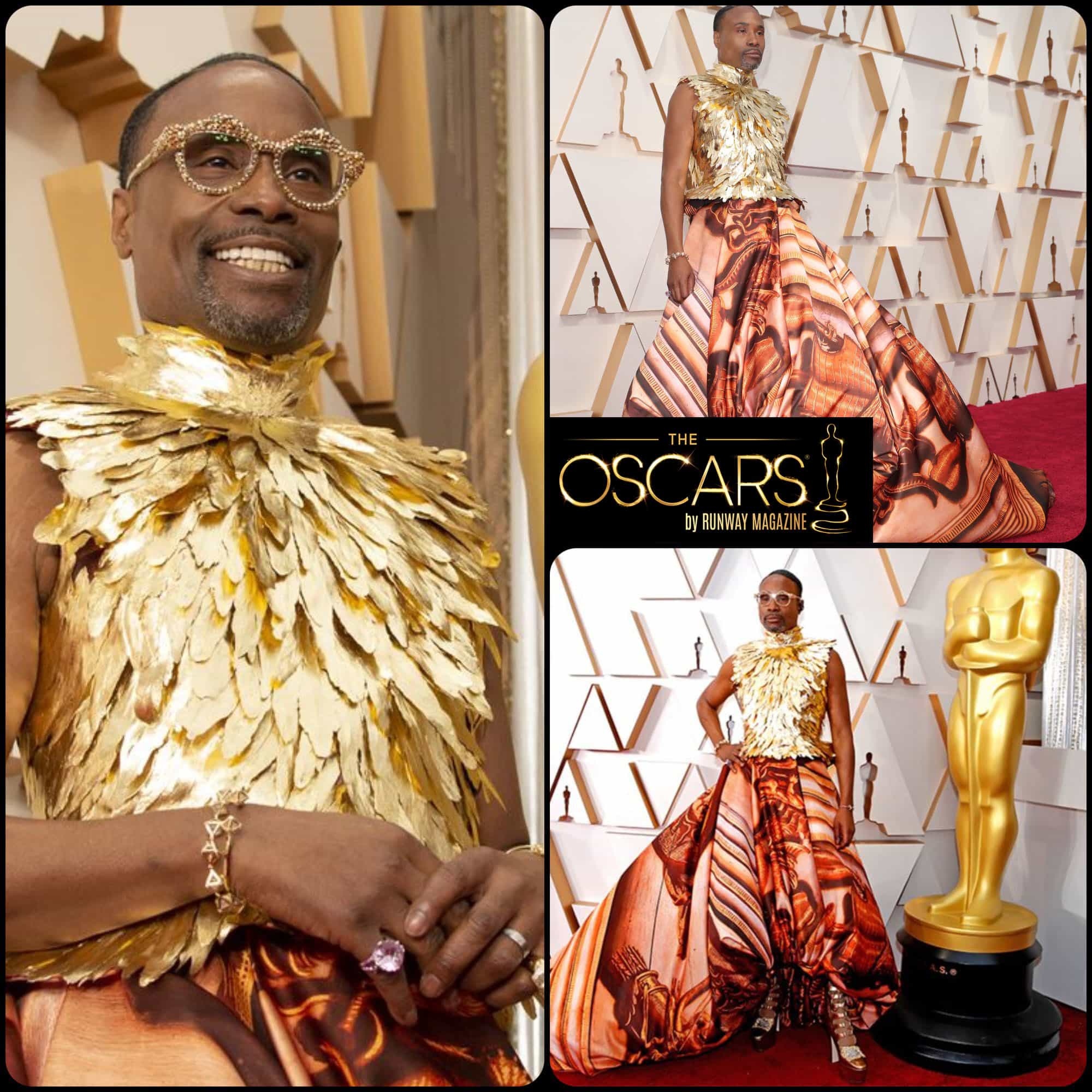 Oscars 2020 Billy Porter red carpet by RUNWAY MAGAZINE