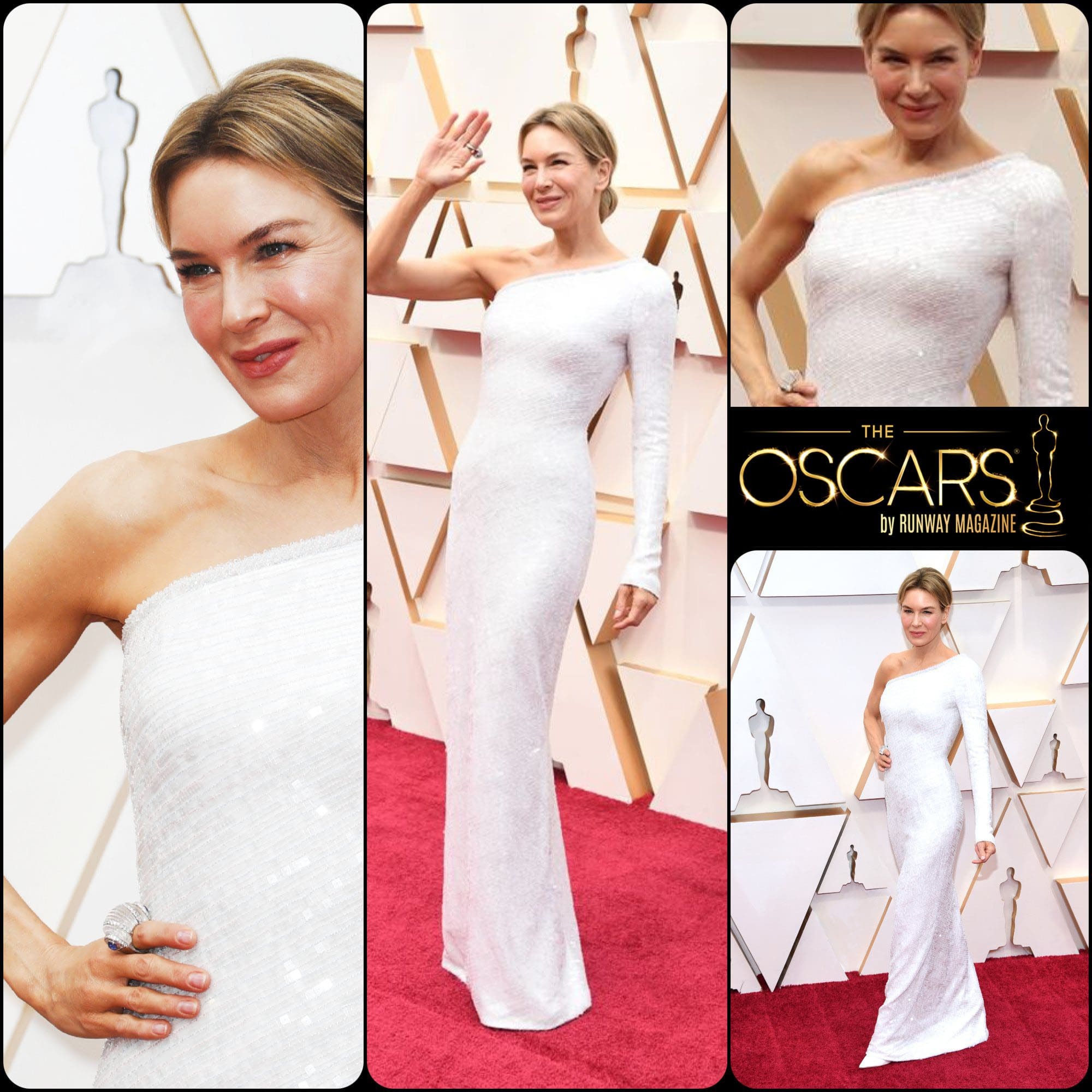 Renee Zellweger in Armani Privé at the 2020 Oscars by RUNWAY MAGAZINE