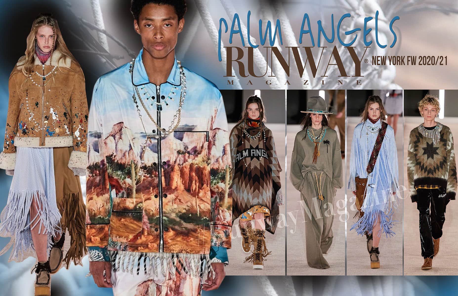Palm Angels Automne-Hiver 2020-2021 New York d'ici RUNWAY MAGAZINE