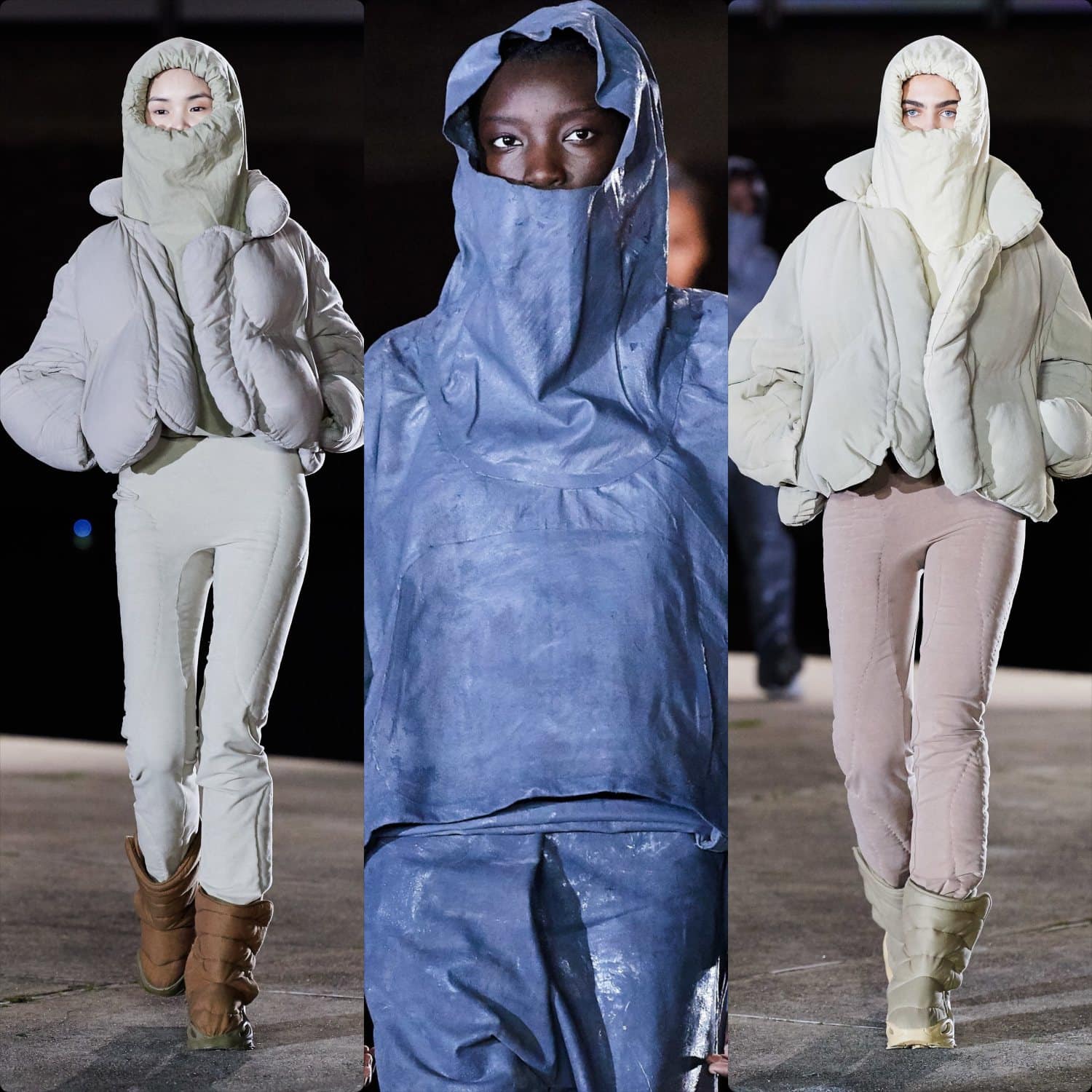 Yeezy par Kanye West Automne-Hiver 2020-2021 Paris d'ici RUNWAY MAGAZINE