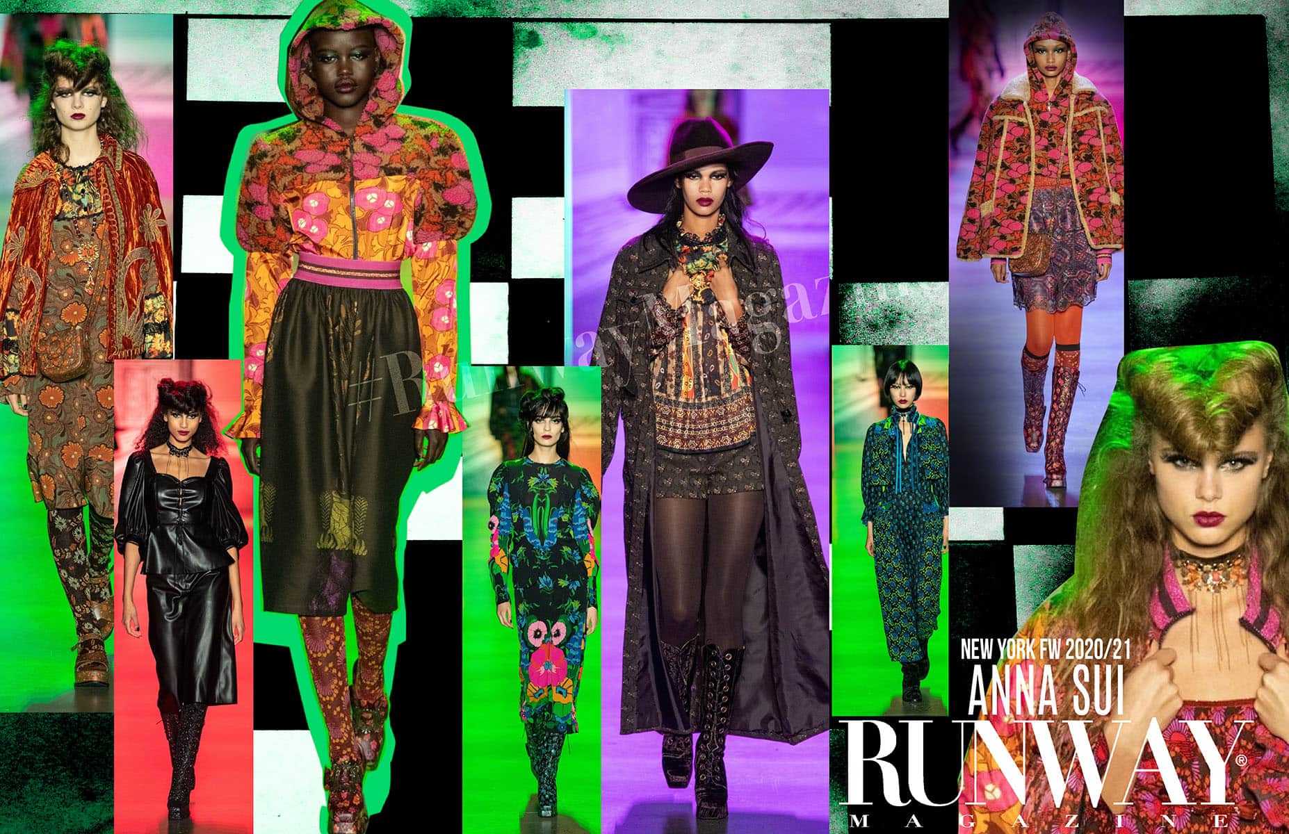 Anna Sui Automne-Hiver 2020-2021 New York d'ici RUNWAY MAGAZINE