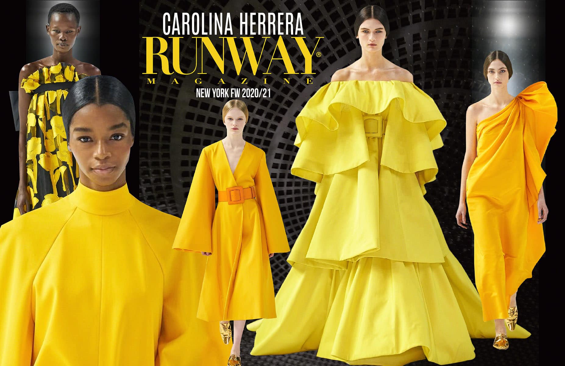 Carolina Herrera Otoño-Invierno 2020-2021 Nueva York por RUNWAY REVISTA