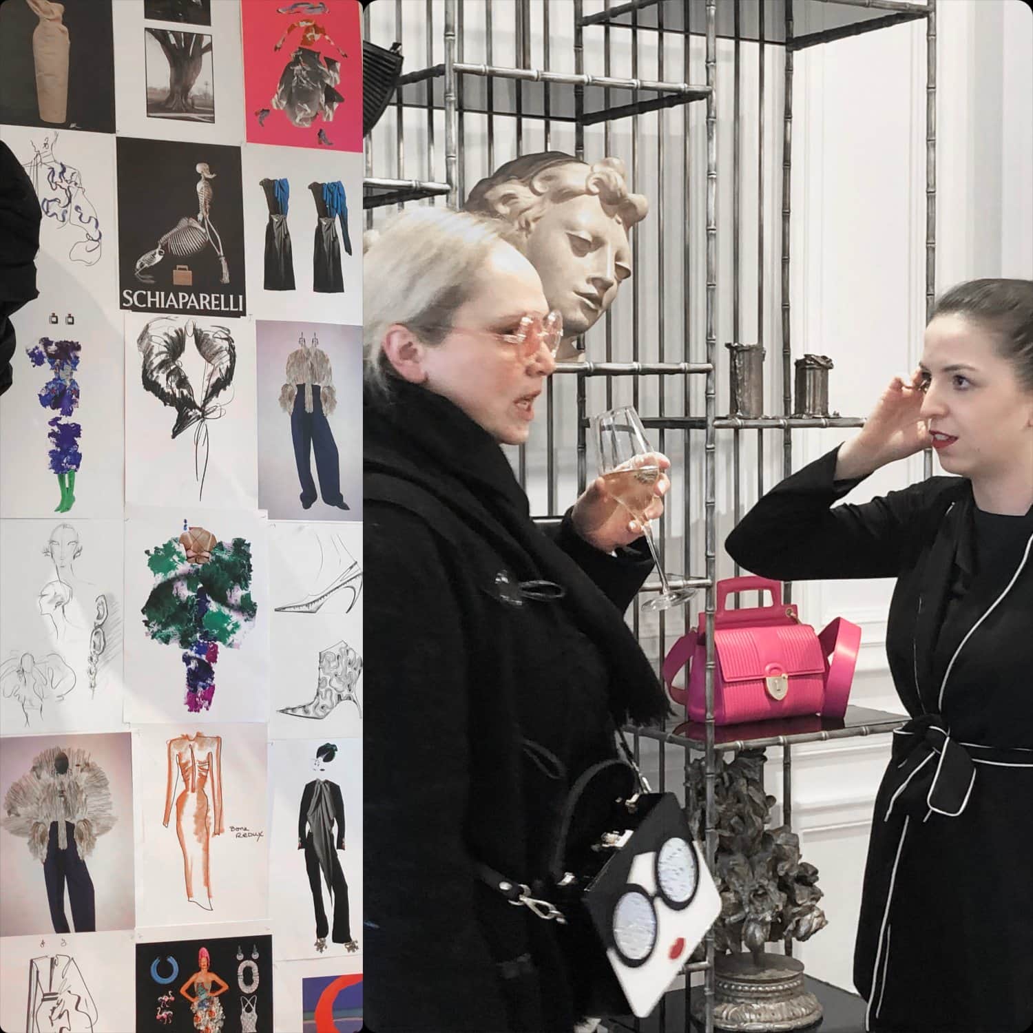 Eleonora de Gray à la présentation de Schiaparelli Automne-Hiver 2020-2021 Paris d'ici RUNWAY MAGAZINE