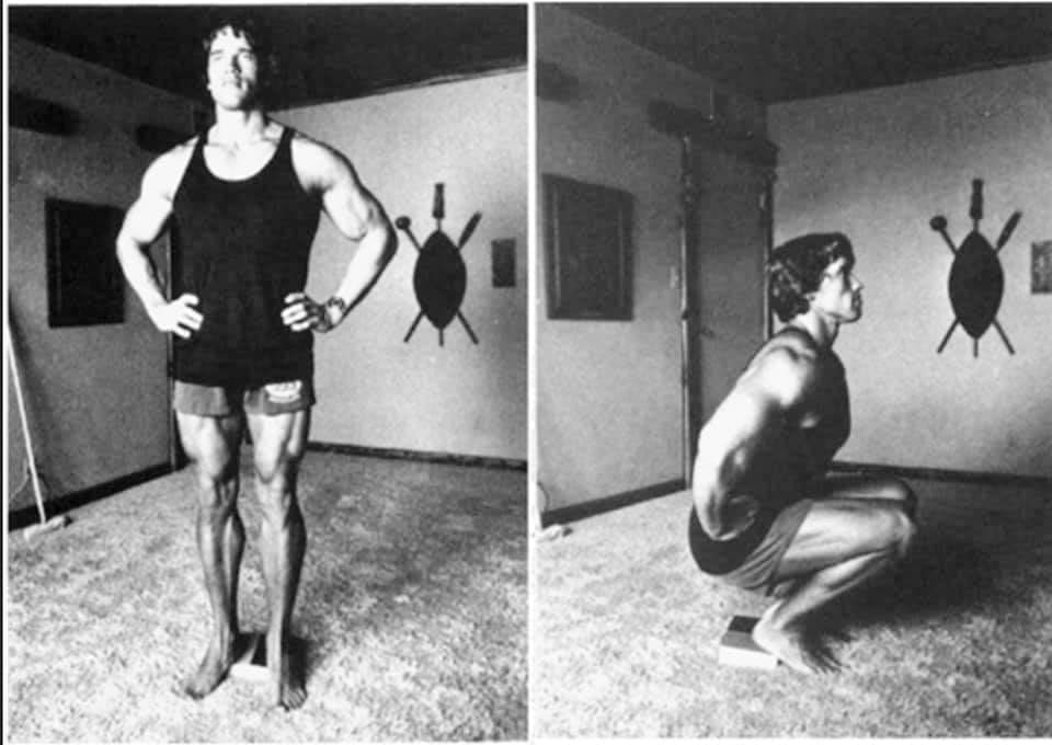 Arnold Schwarzenegger - ejercicio en casa por RUNWAY REVISTA