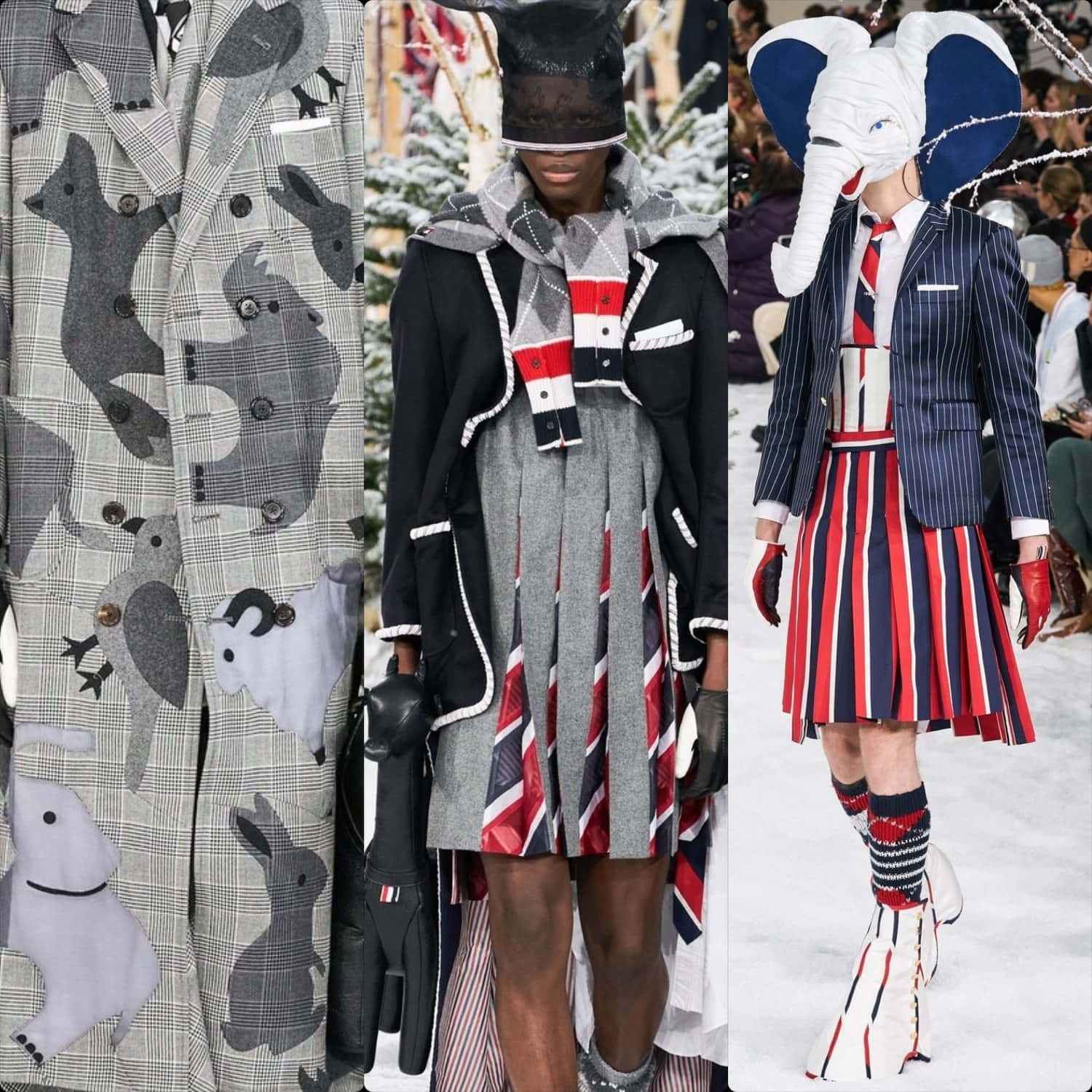 Thom Browne Herbst-Winter 2020-2021 Paris von RUNWAY MAGAZIN