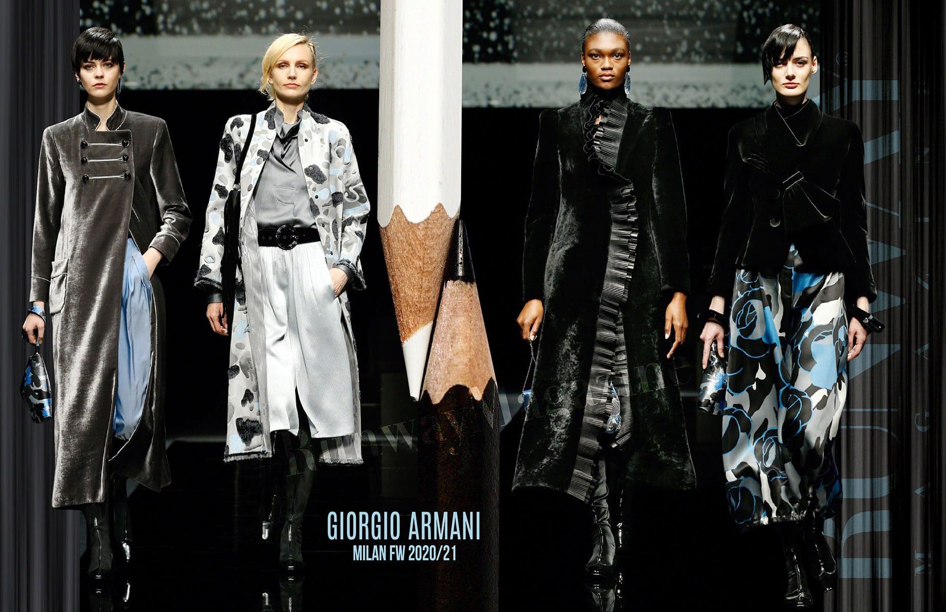ジョルジオ アルマーニ 秋冬 2020-2021 ミラノ RUNWAY マガジン