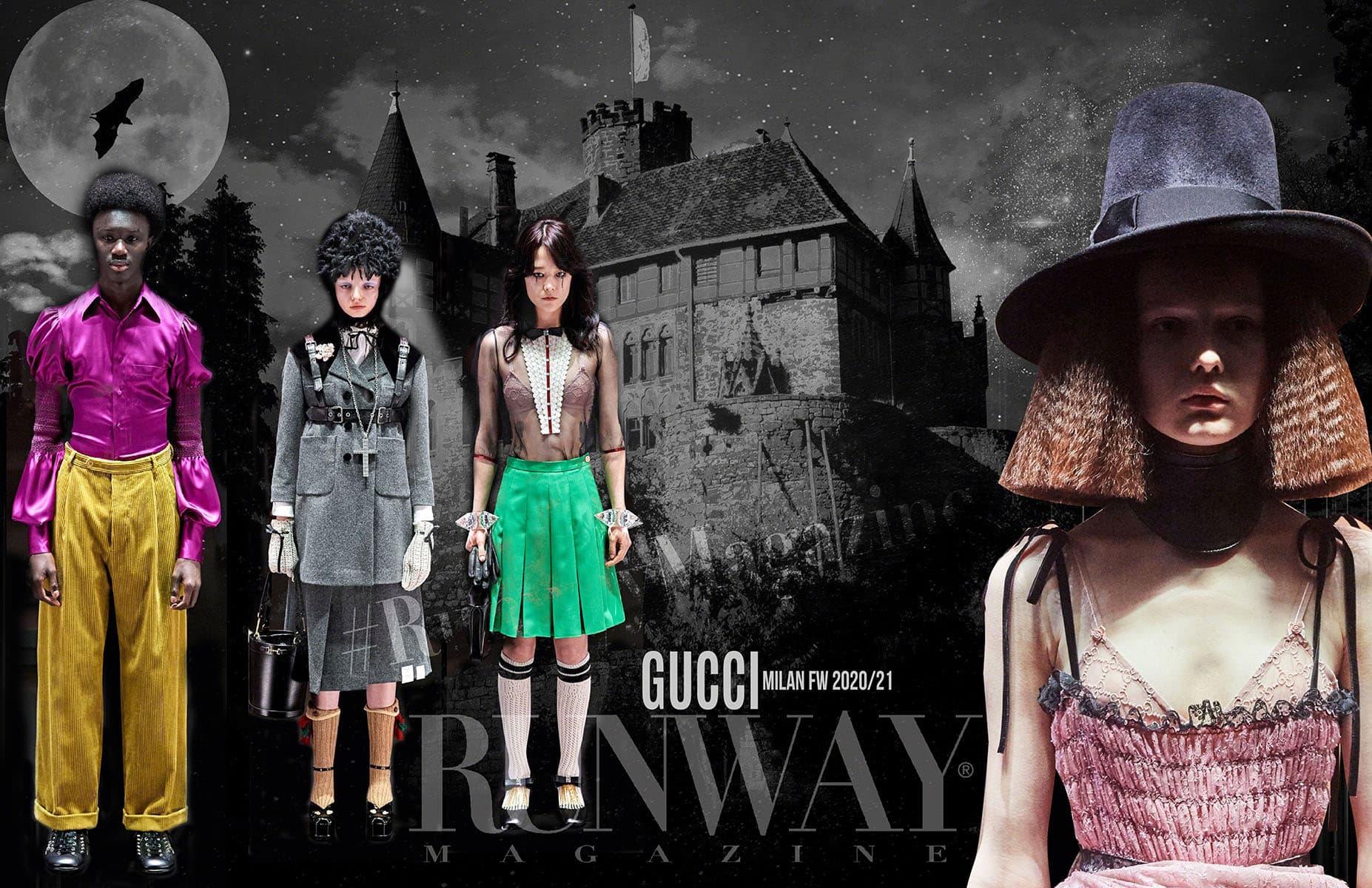 グッチ 秋冬 2020-2021 ミラノ RUNWAY マガジン