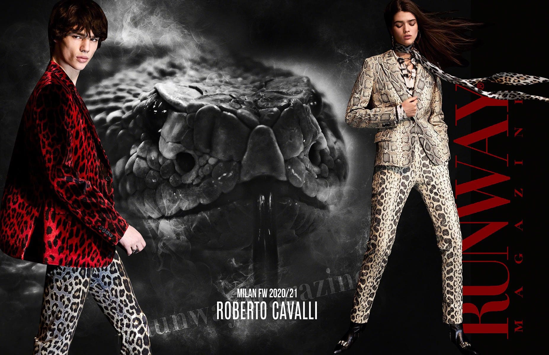 ROBERTO CAVALLI Automne-Hiver 2020-2021 Milan par RUNWAY MAGAZINE