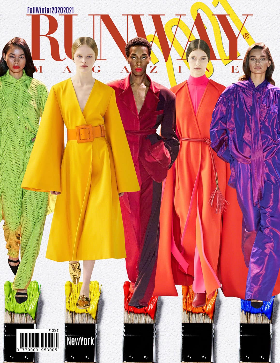 RUNWAY revista 2020 issue - Outono-Inverno 2020-2021 coleções de Nova York