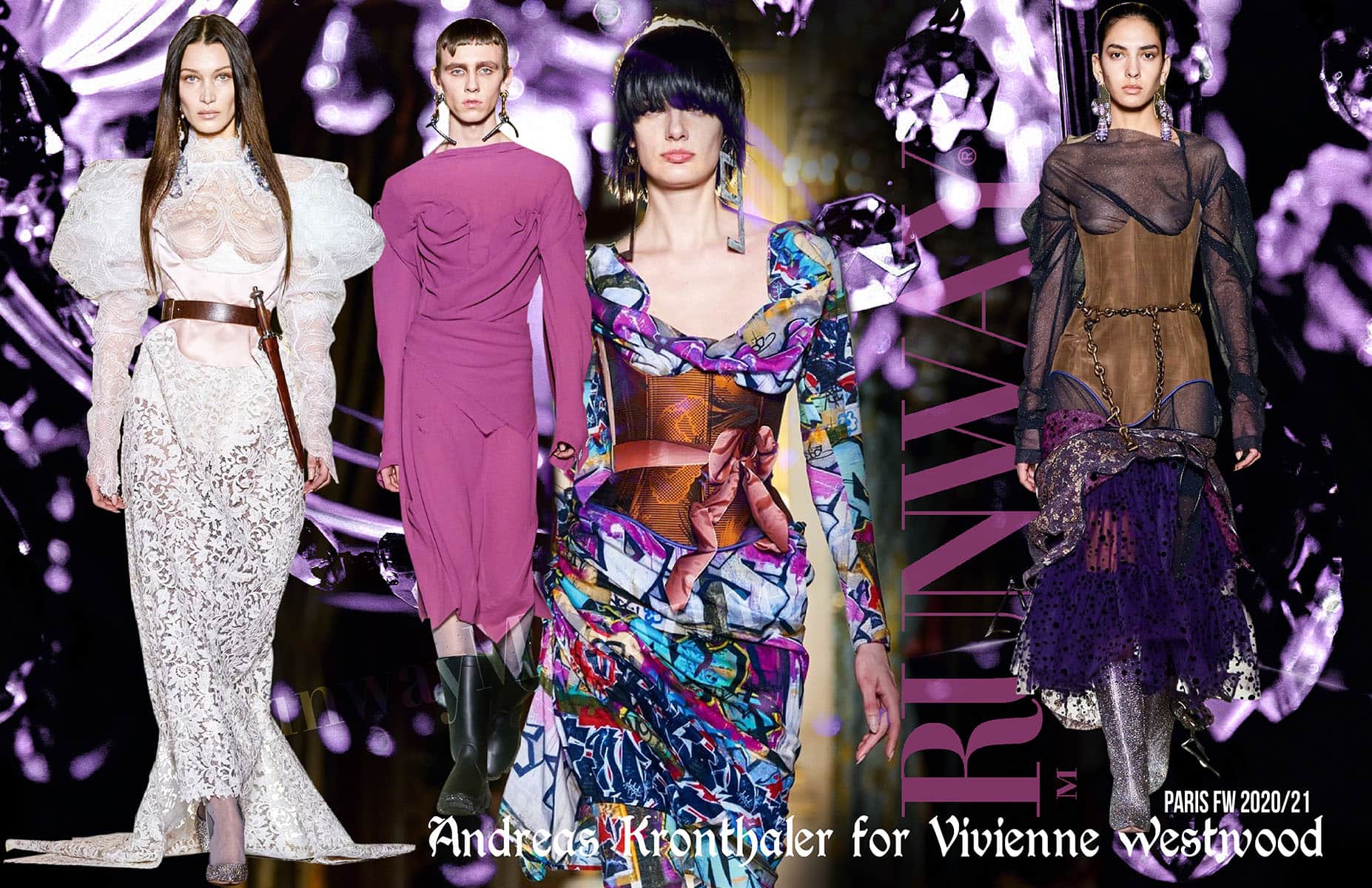 Andreas Kronthaler für Vivienne Westwood Herbst-Winter 2020-2021 Paris von RUNWAY MAGAZIN