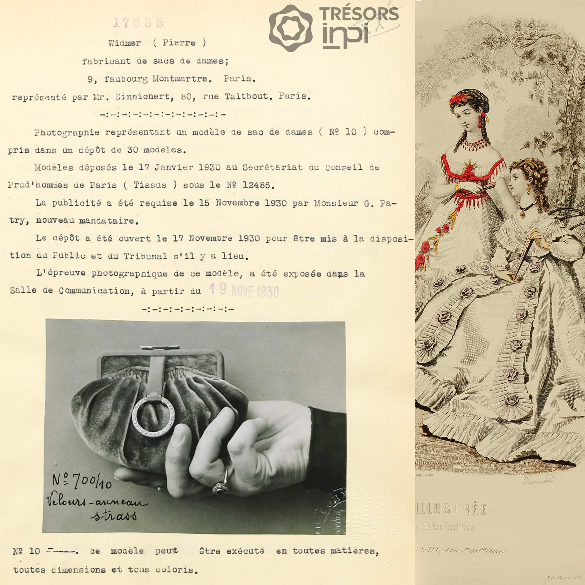 Histoire du sac à main - Trésor de l'INPI par RUNWAY MAGAZINE