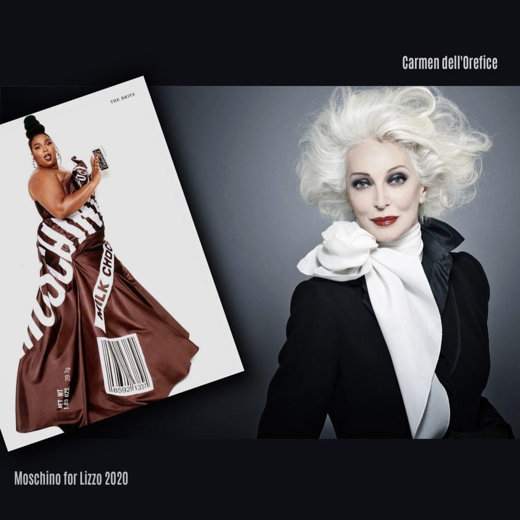 Carmen dell'Orefice, Moschino pour Lizzo 2020