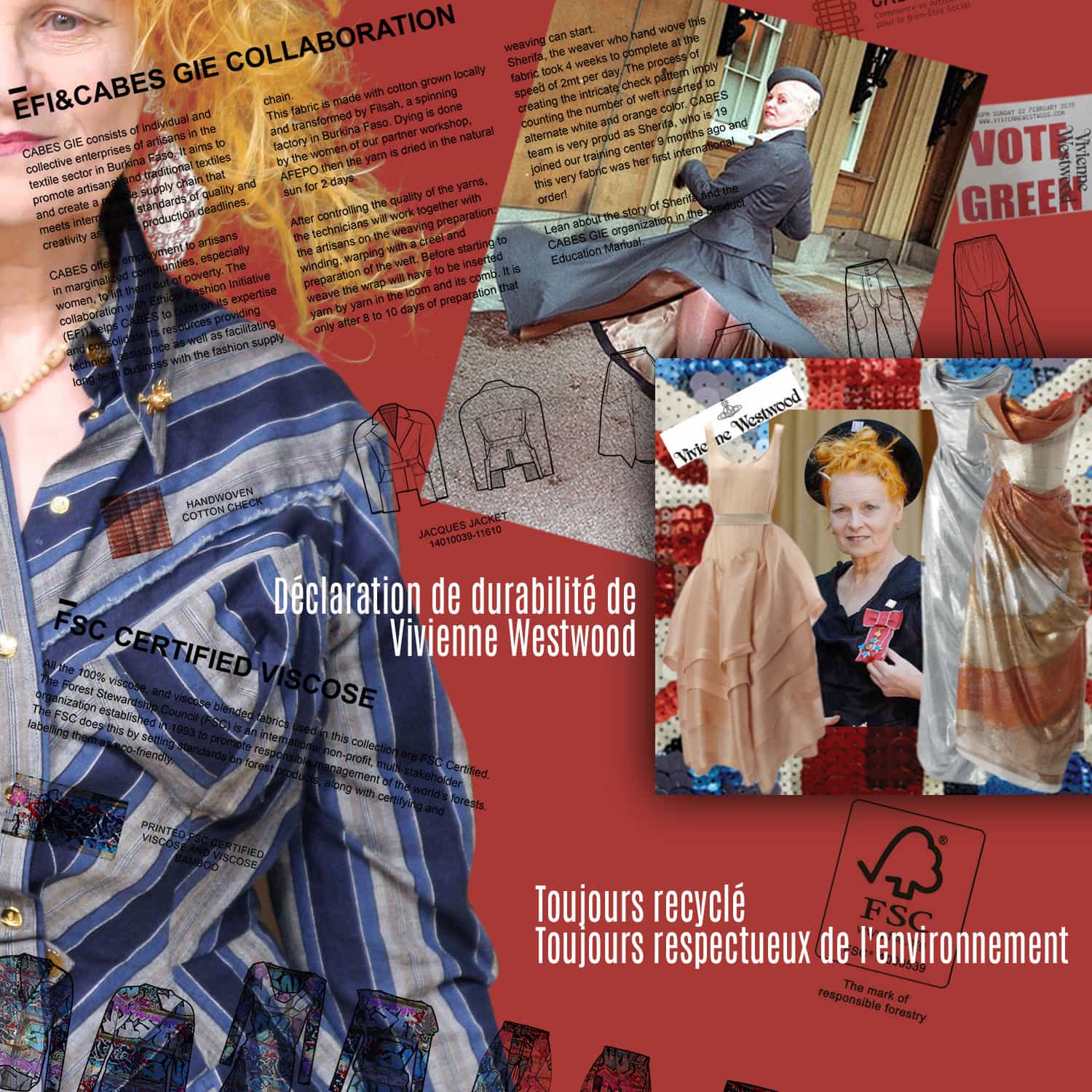 Déclaration de durabilité de Vivienne Westwood