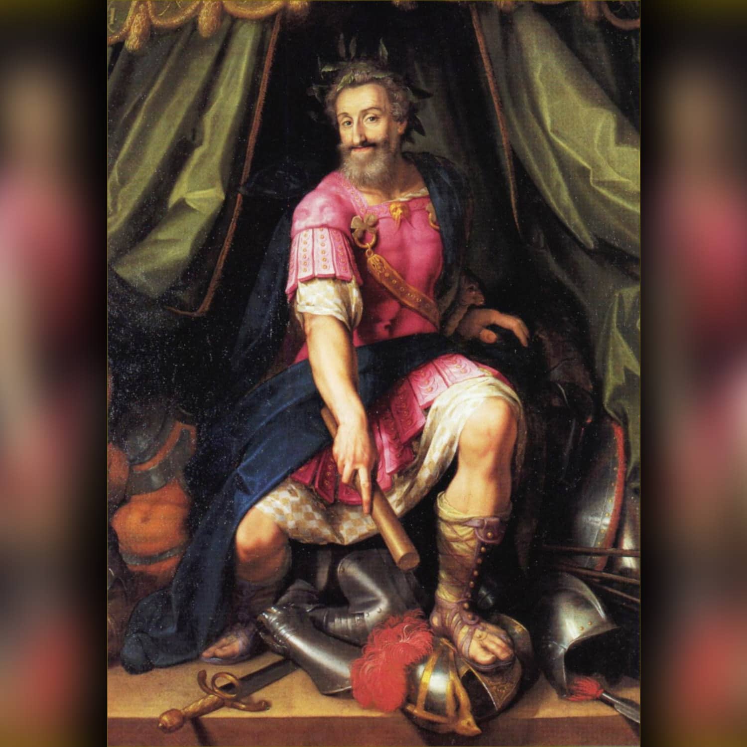 Генрих IV, одетый как Марс, автор Якоба Бунеля, датированный 1605 г.