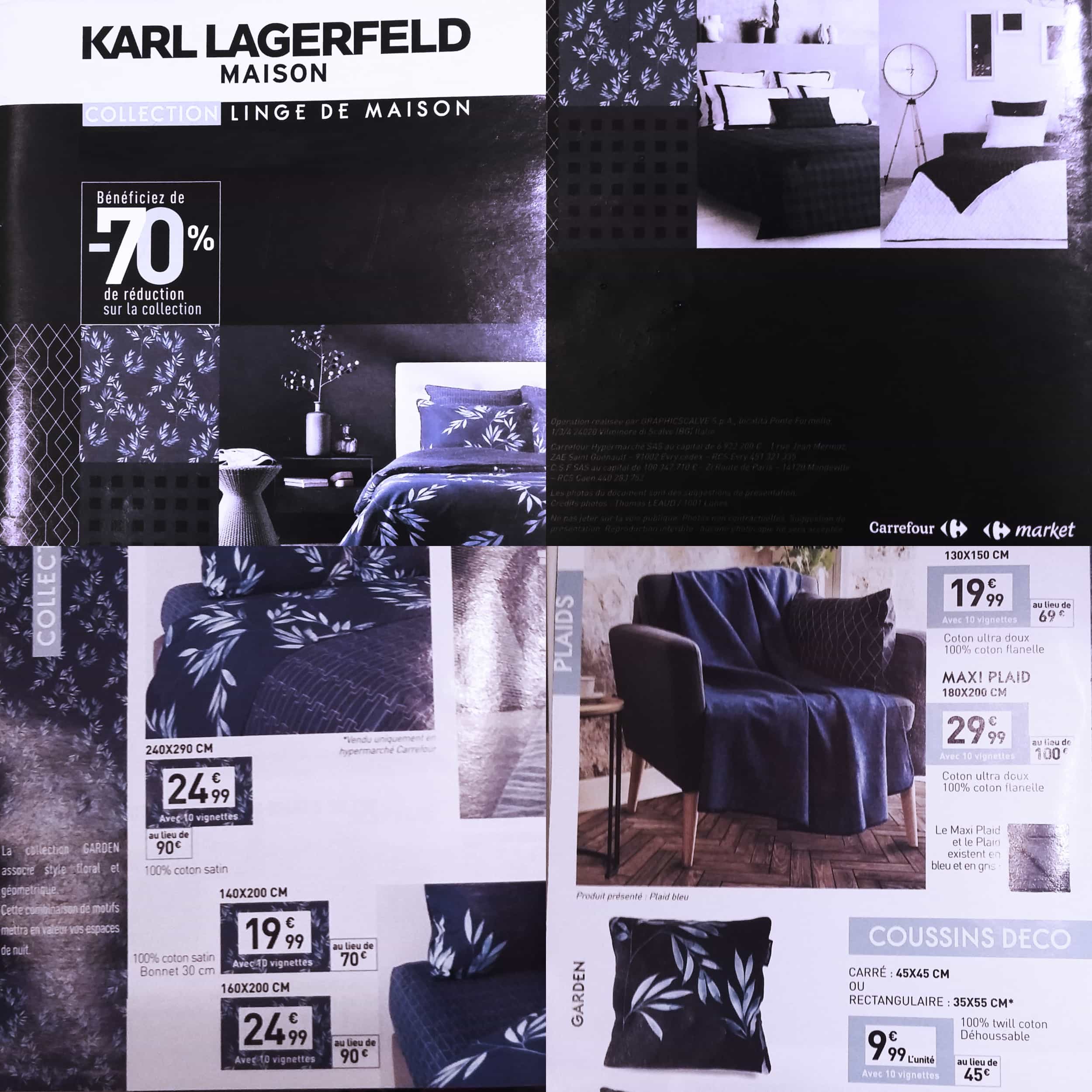 Collection Karl Lagerfeld Maison à Carrefour