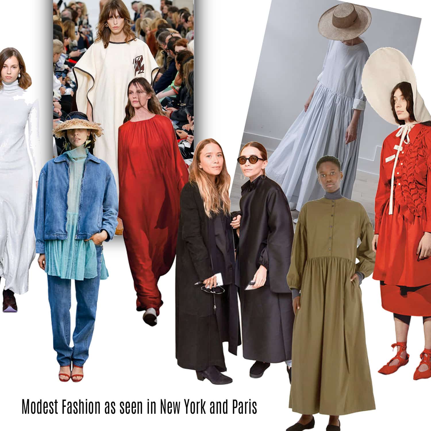 Moda modesta vista a New York e Parigi