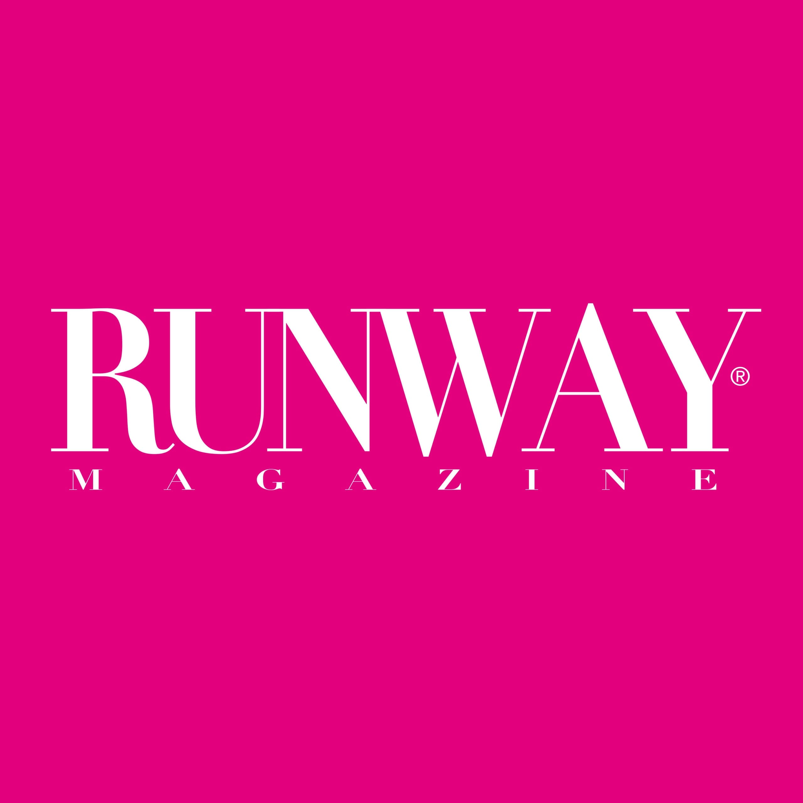 RUNWAY Логотип ЖУРНАЛА - розовый