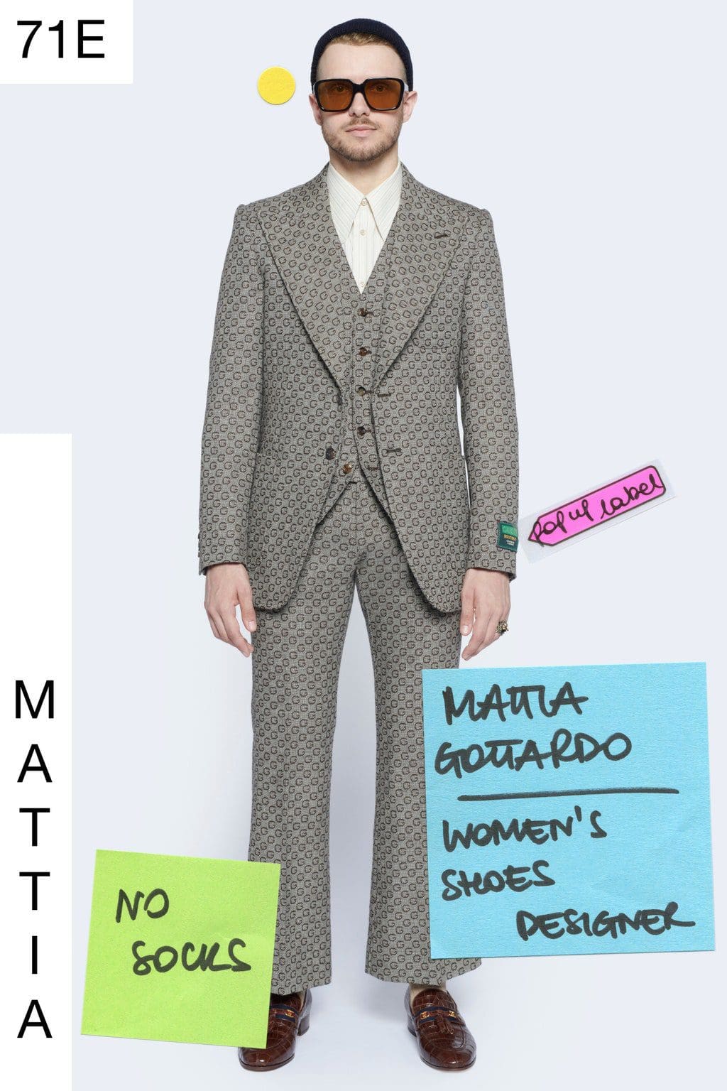 グッチ春夏2021リゾートバイ RUNWAY マガジン