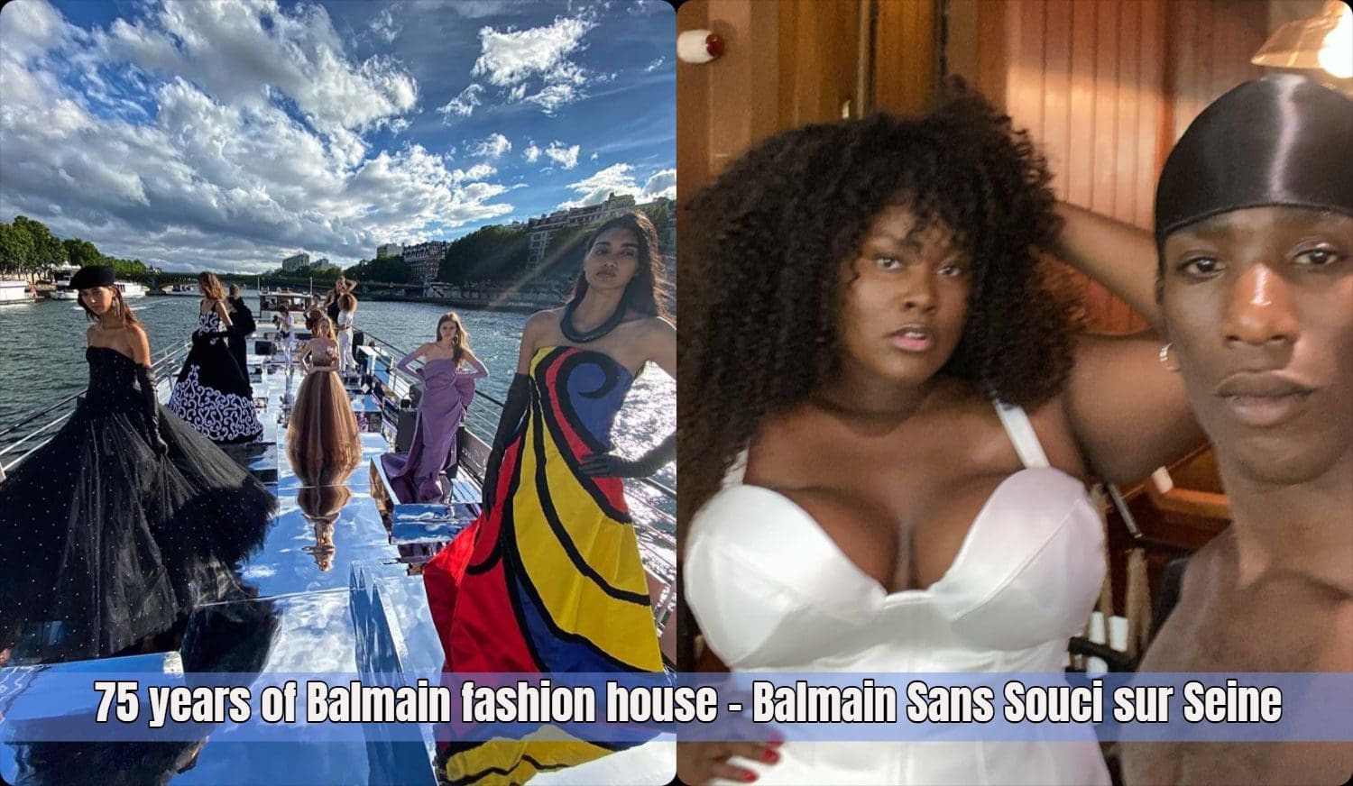 75 years of Balmain fashion house - Balmain Sans Souci sur Seine
