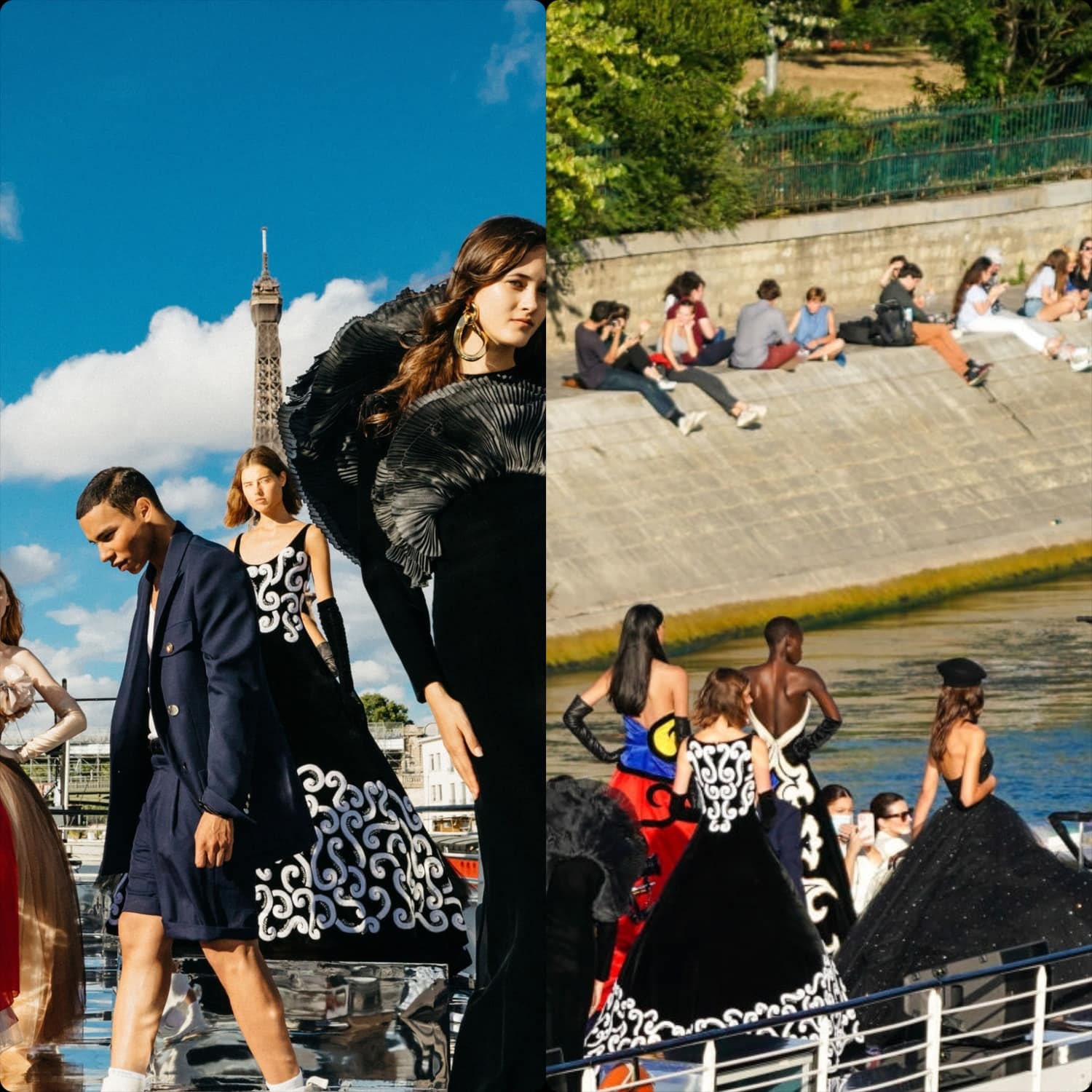 Balmain Couture Fall 2020 or Balmain sur Seine by RUNWAY-MAGAZINE