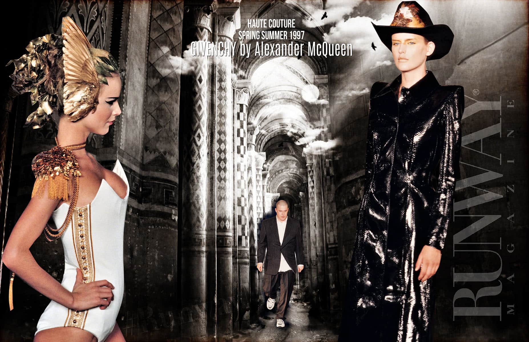GIVENCHY von Alexander MCQUEEN SPRING SUMMER 1997 Paris von RUNWAY MAGAZIN