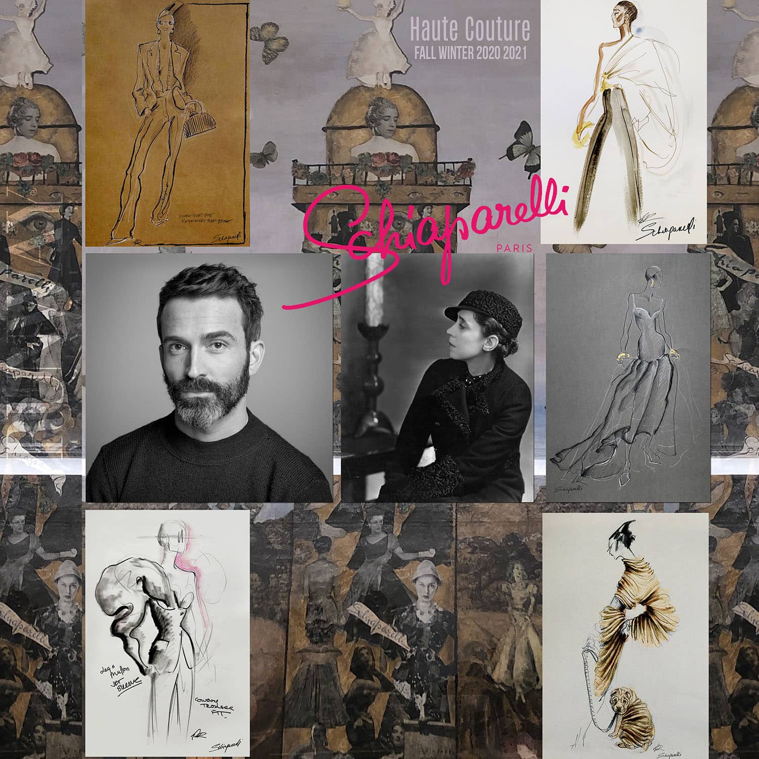 Schiaparelli Alta Costura Outono-Inverno 2020-2021 Paris por RUNWAY MAGAZINE
