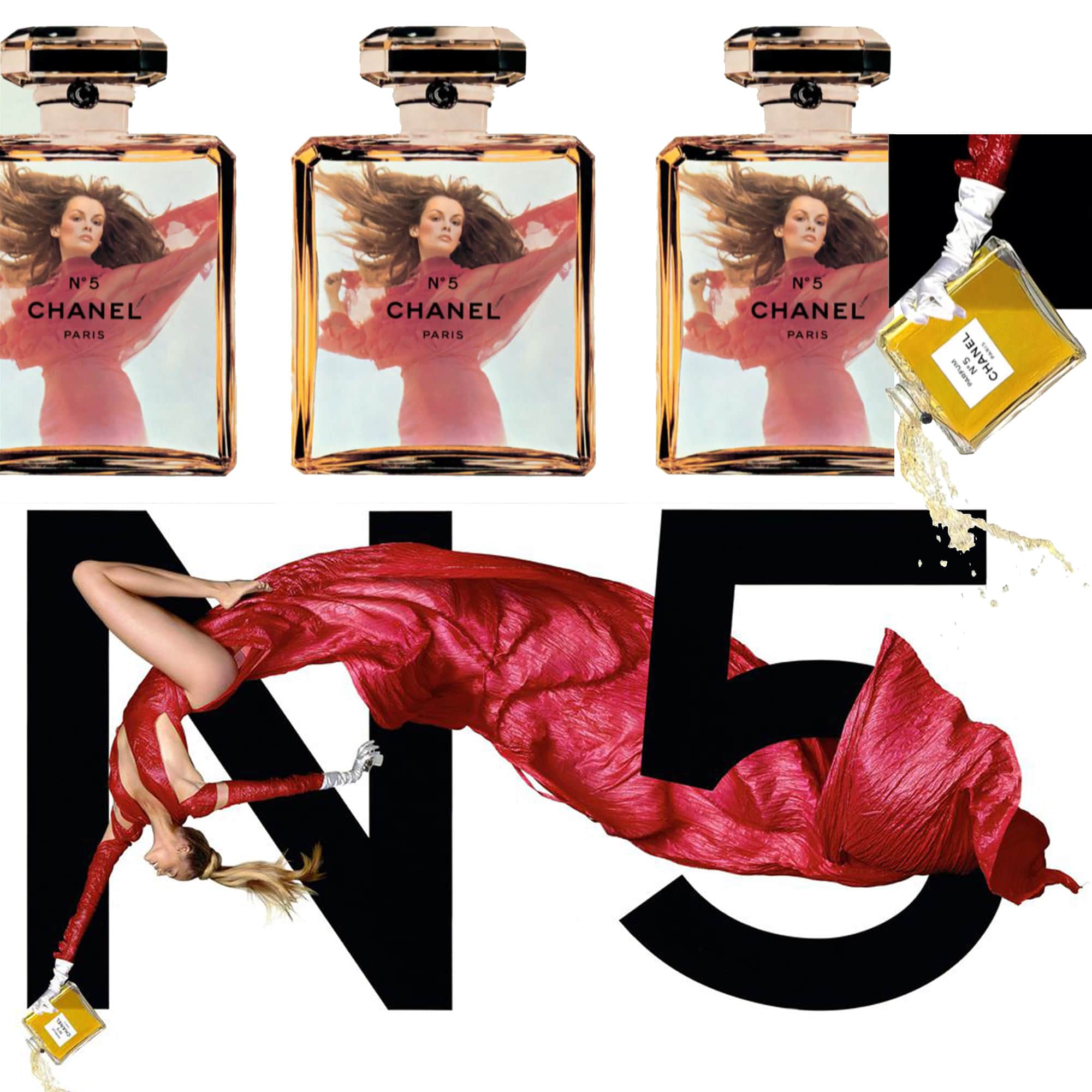 Parfum CHANEL 5 - Tresors INPI - Jean-Paul Goude pour CHANEL by RUNWAY MAGAZINE