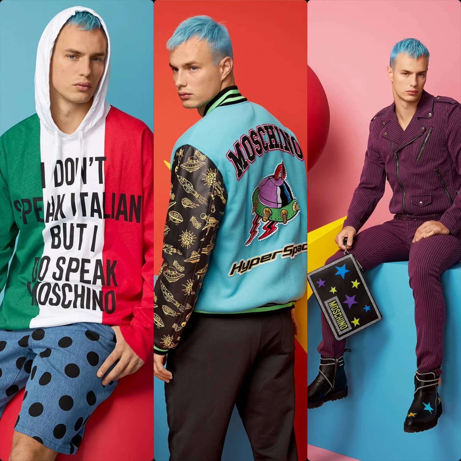 Moschino Spring Summer 2021 Men Milan Digital Fashion Week by RUNWAY MAGAZINE