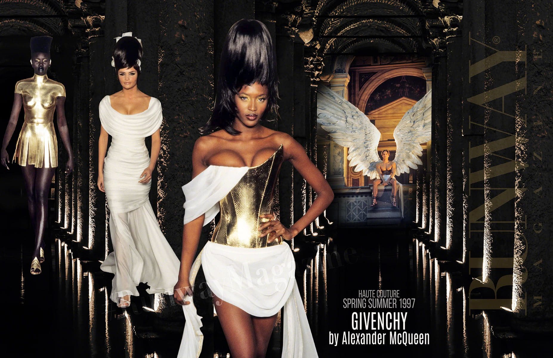 GIVENCHY von Alexander MCQUEEN SPRING SUMMER 1997 Paris von RUNWAY MAGAZIN