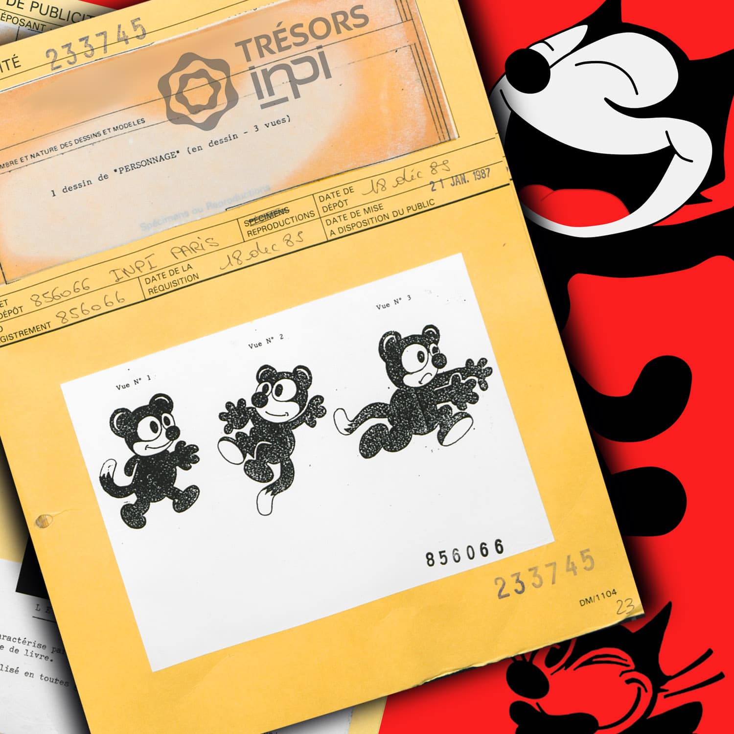 Félix le Chat by Jean-Charles de Castelbajac - Treasures INPI by RUNWAY MAGAZINE