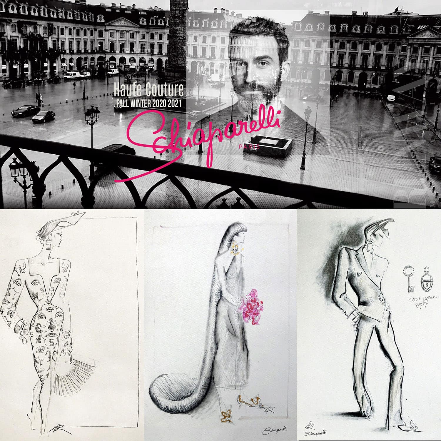 Schiaparelli Alta Costura Outono-Inverno 2020-2021 Paris por RUNWAY MAGAZINE