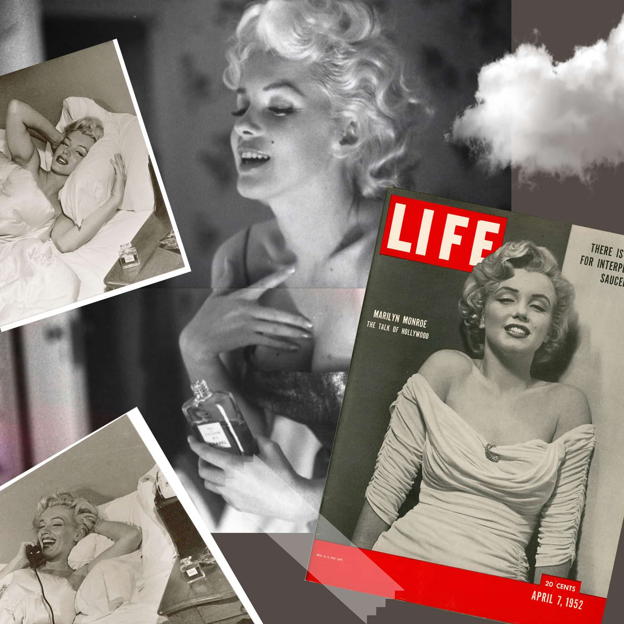 Parfum CHANEL 5 - Tresors INPI - Marilyn Monroe pour CHANEL by RUNWAY MAGAZINE