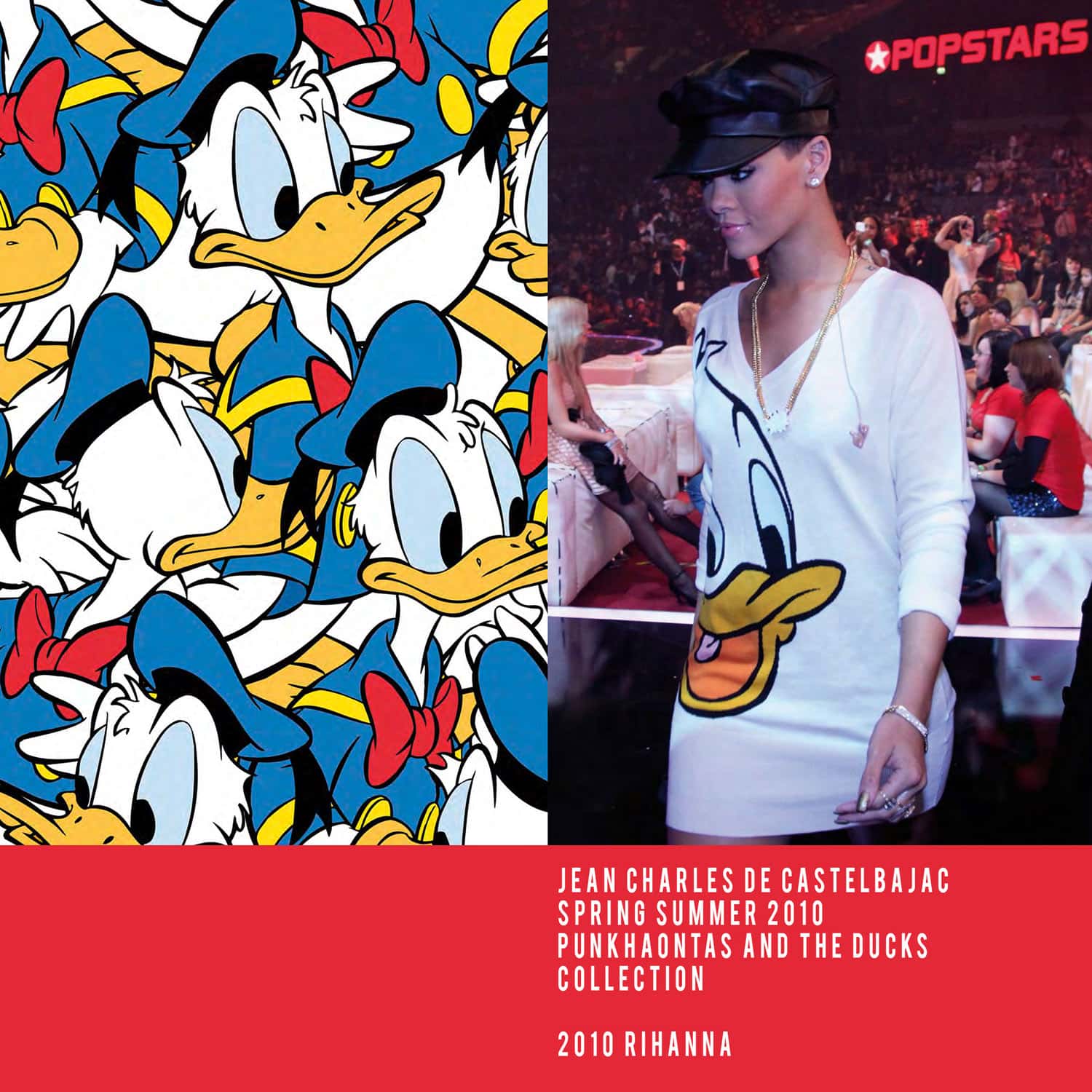 JC de Castelbajac-Summer 2010-Punkhaontas and the Ducks Collection-Rihanna